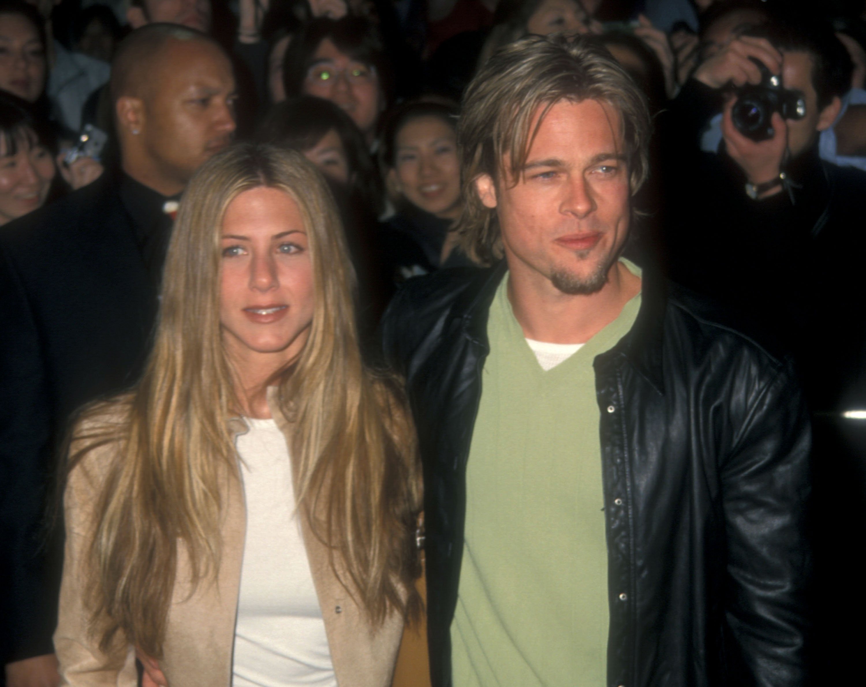 Jennifer Aniston and Brad Pitt