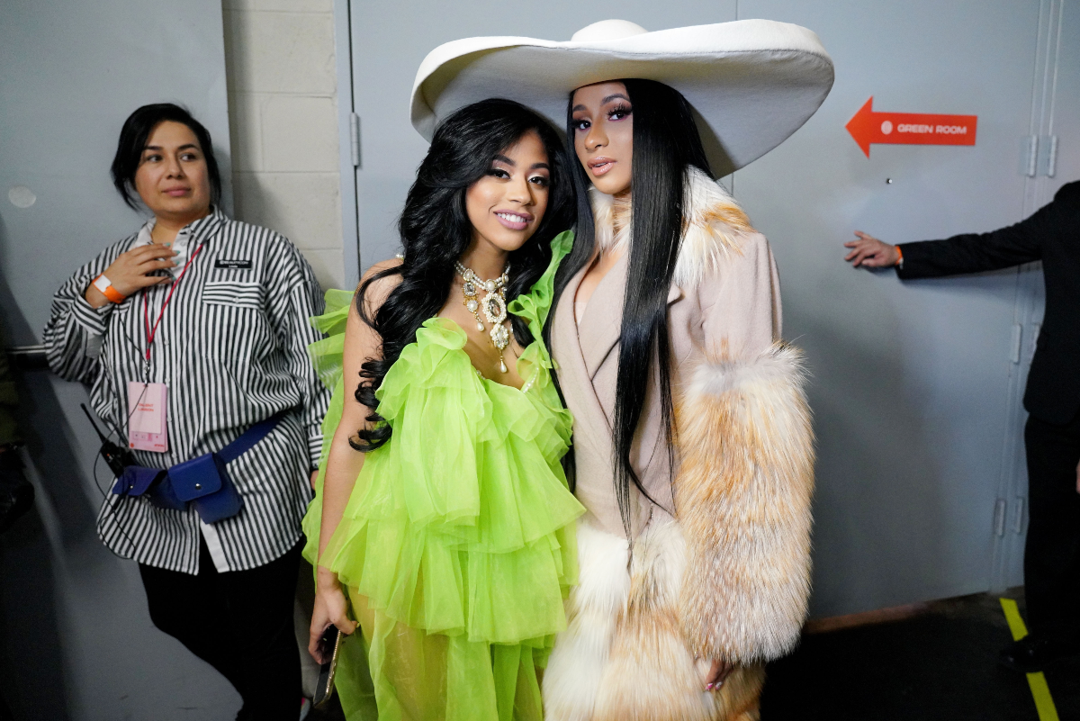 Cardi B and Hennessy Carolina