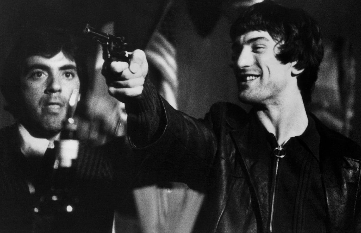 David Proval and Robert De Niro in Mean Streets