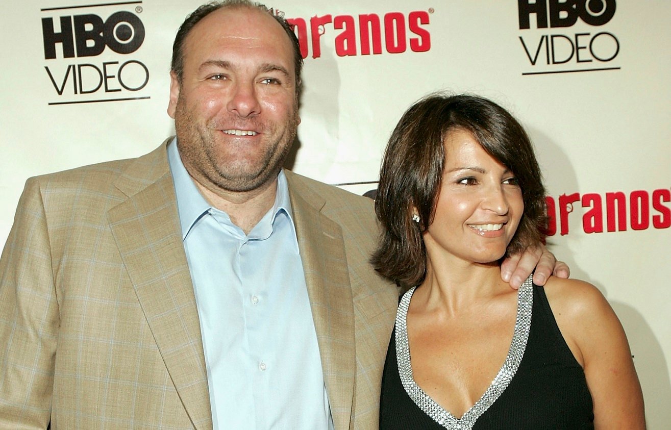 James Gandolfini and Kathrine Narducci