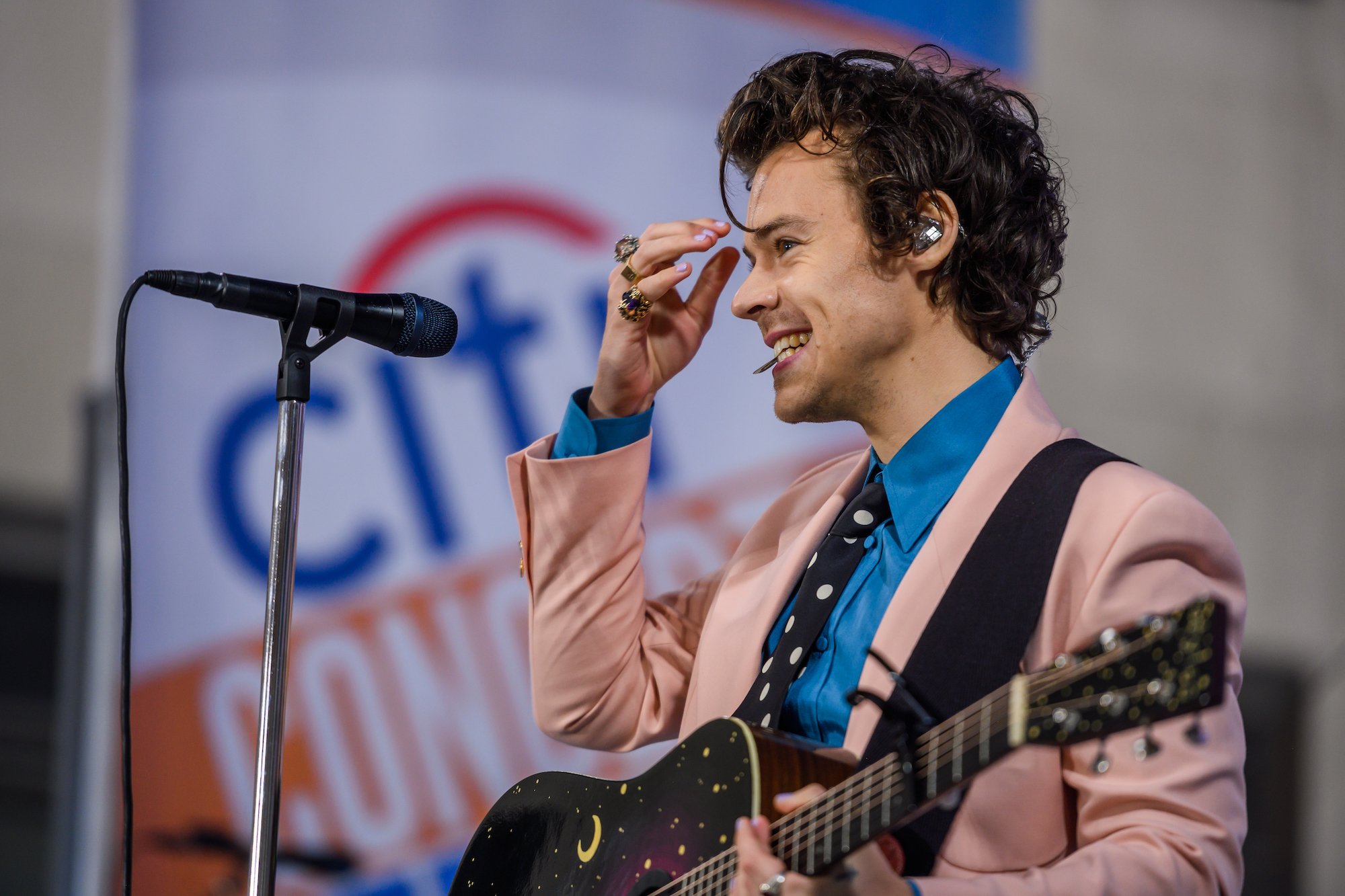 Harry Styles on The TODAY Show, Wednesday, February 26, 2020.