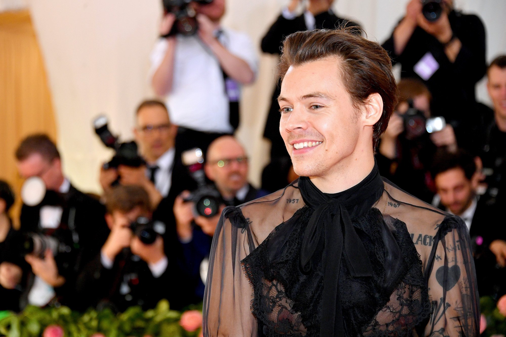 Harry Styles at The 2019 Met Gala Celebrating Camp on May 06, 2019.