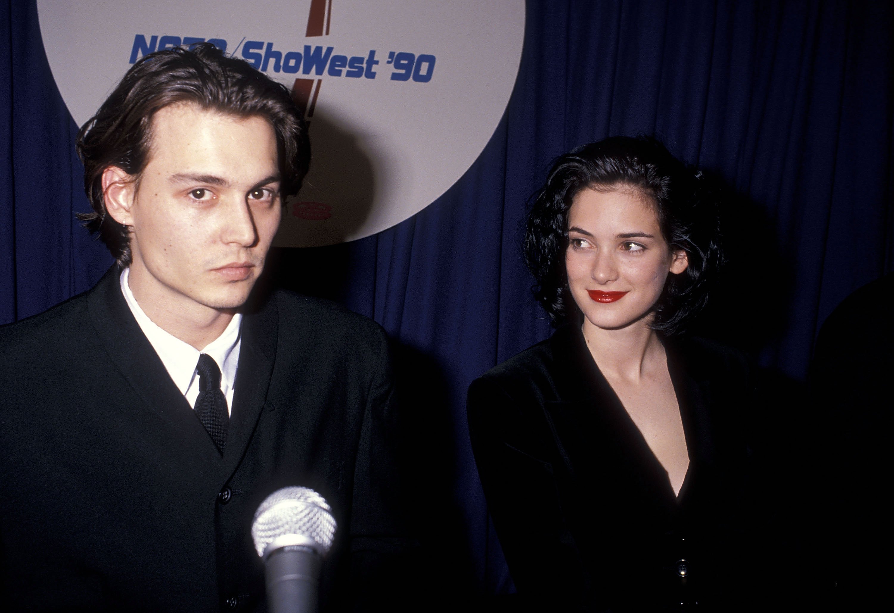 Johnny Depp and actress Winona Ryder