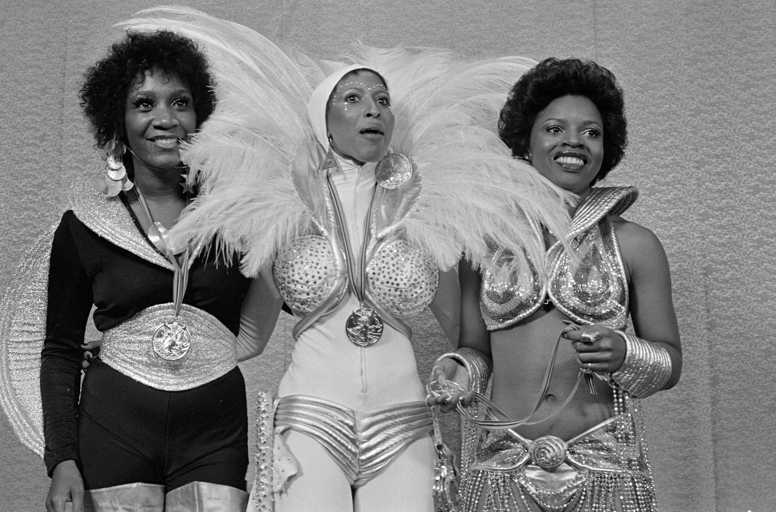 Labelle wearing flamboyant outfits