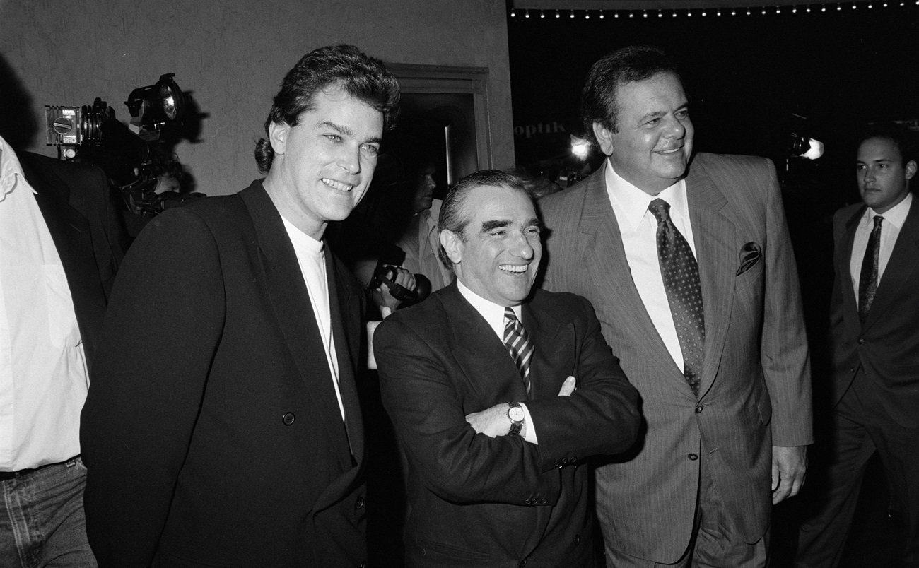 Ray Liotta with Martin Scorsese and Paul Sorvino