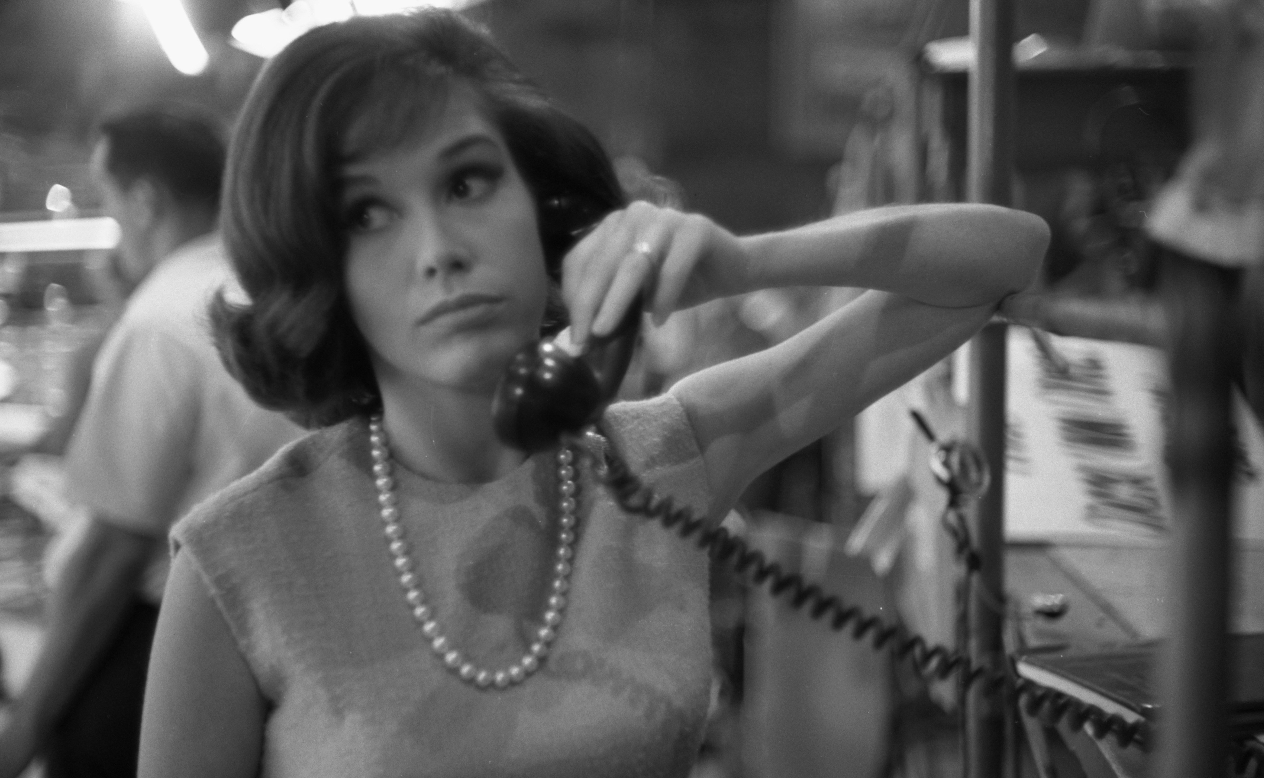 Mary Tyler Moore on the telephone