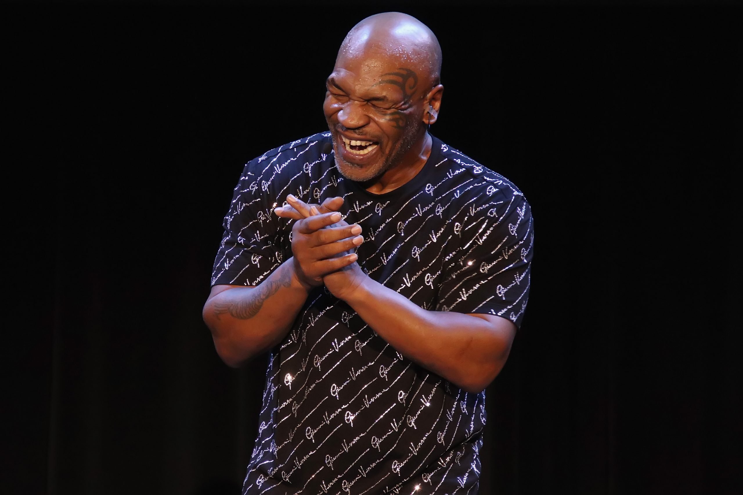Mike Tyson at his one man show