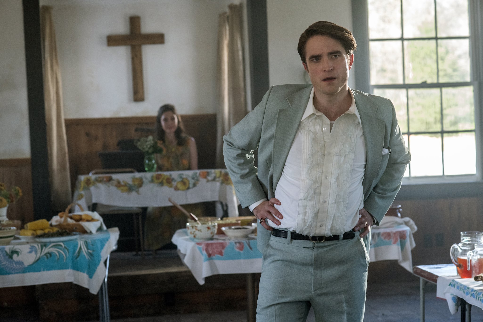 The Devil All The Time: Robert Pattinson as Preston Teagardin.