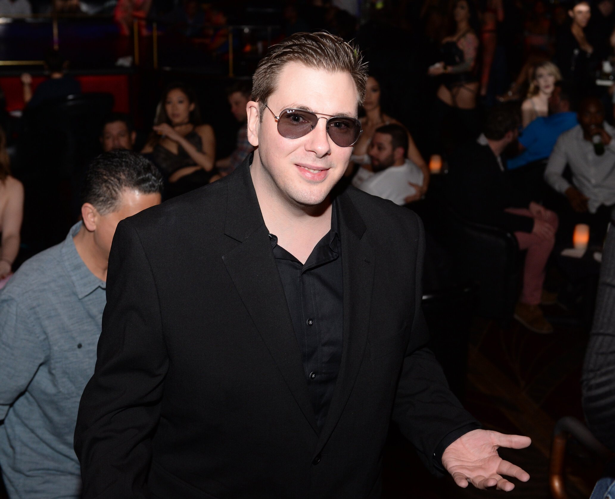 Colt Johnson at his divorce party in Las Vegas, Nevada