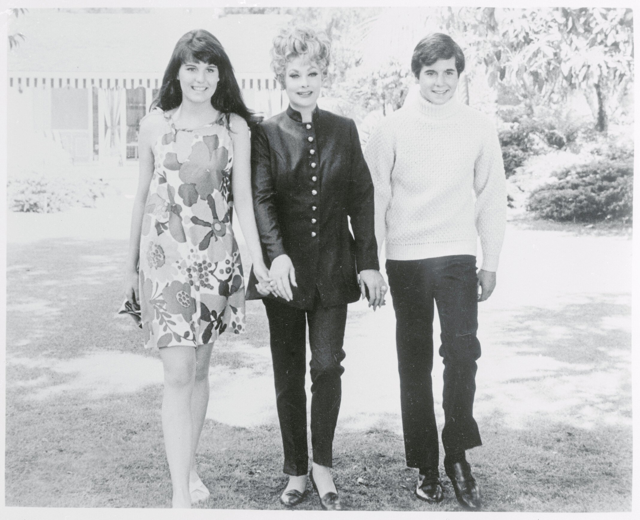 Lucille Ball with Her Son and Daughter