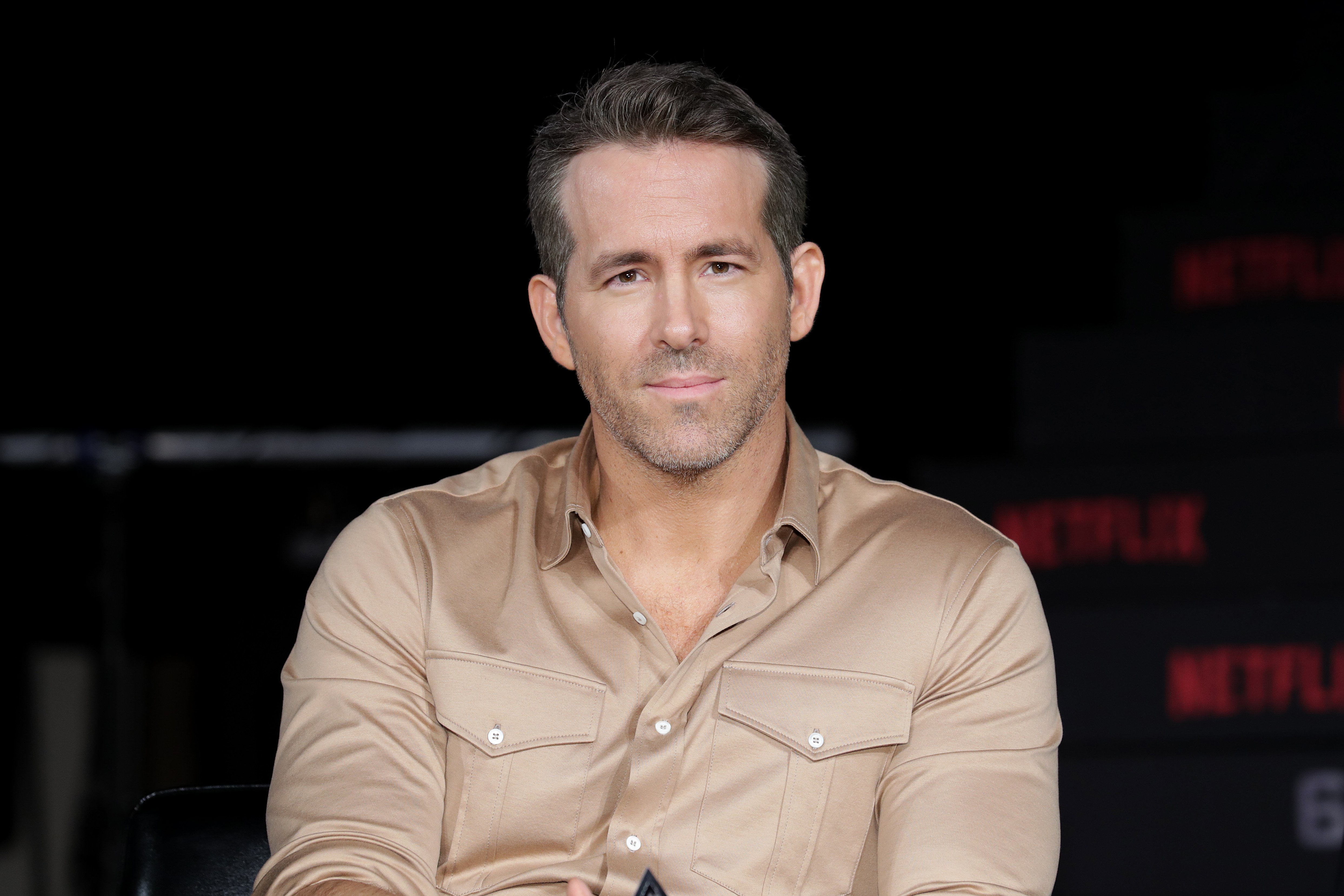 Ryan Reynolds attends the press conference for the world premiere of Netflix's '6 Underground' at Four Seasons Hotel on December 02, 2019 in Seoul, South Korea.