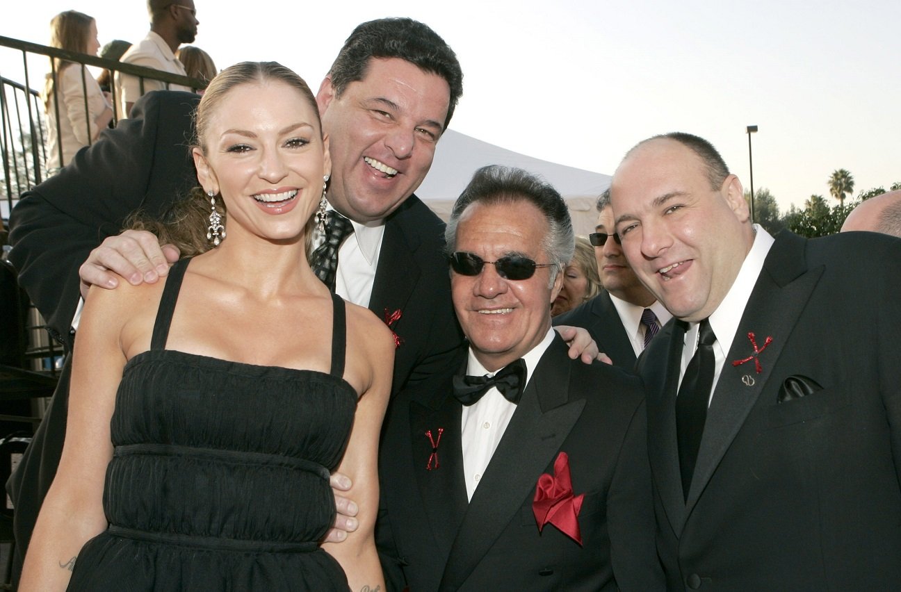 Schirripa with 'Sopranos' co-stars