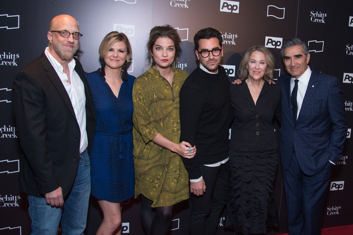 Chris Elliott, Jennifer Robertson, Annie Murphy, Daniel Levy, Catherine O'Hara and Eugene Levy