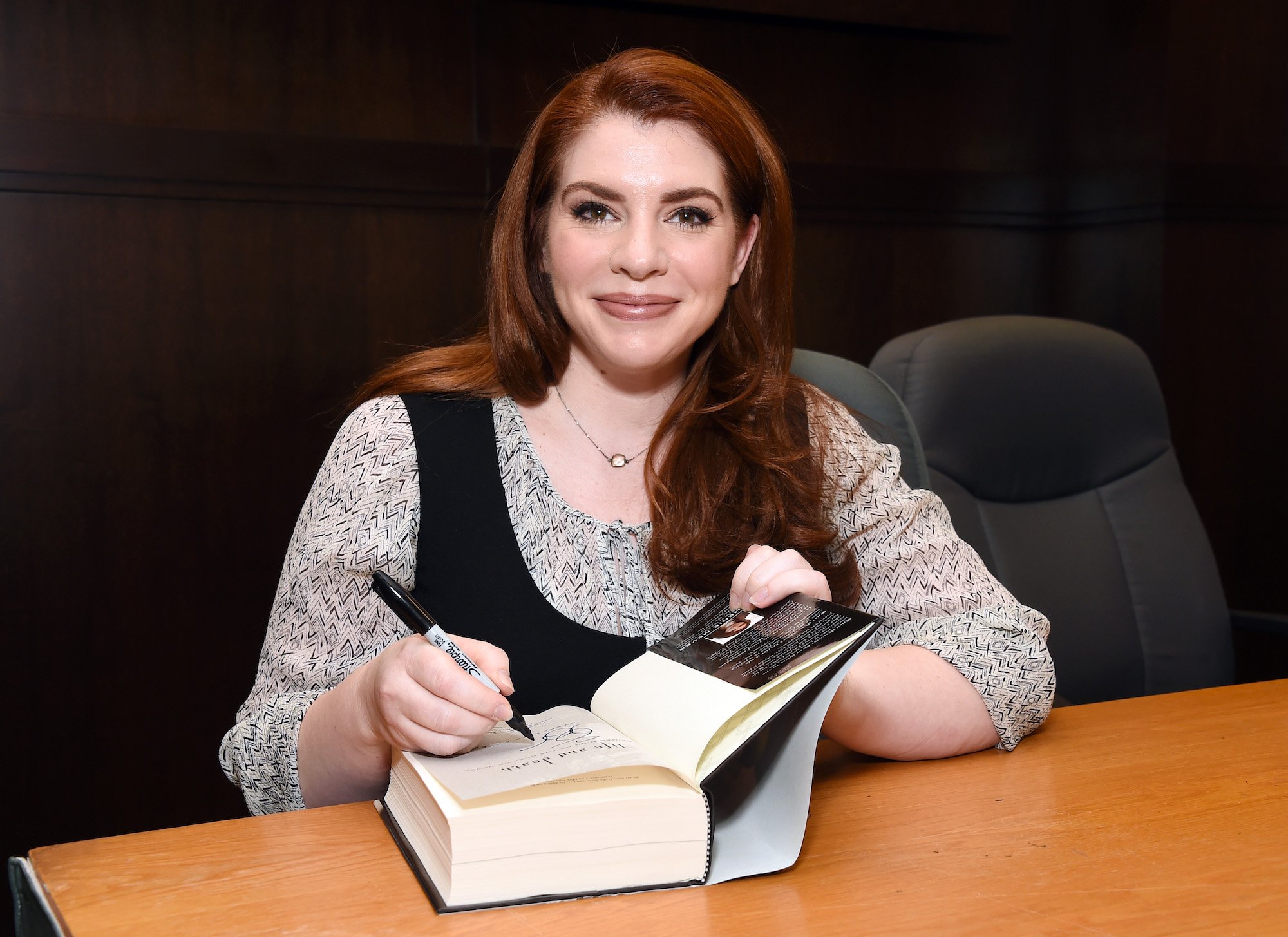 Stephenie Meyer celebrates the tenth anniversary of "Twilight" with a special Q&A at Barnes & Noble October 12, 2015.