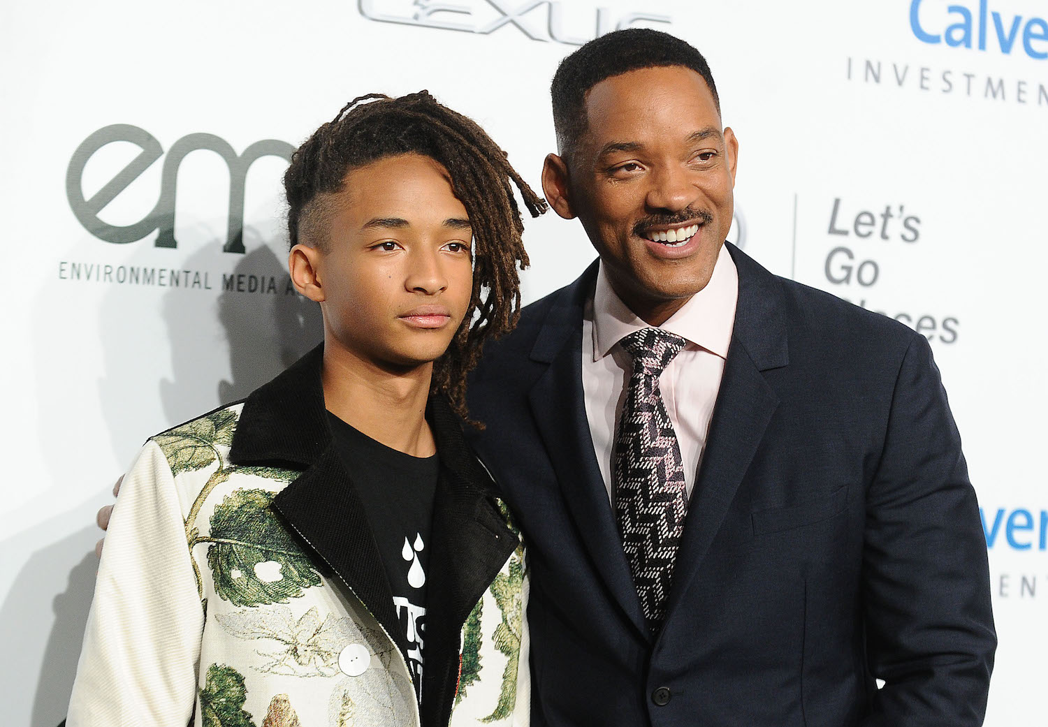 Jaden Smith and Will Smith attend the 26th annual EMA Awards at Warner Bros. Studios on October 22, 2016