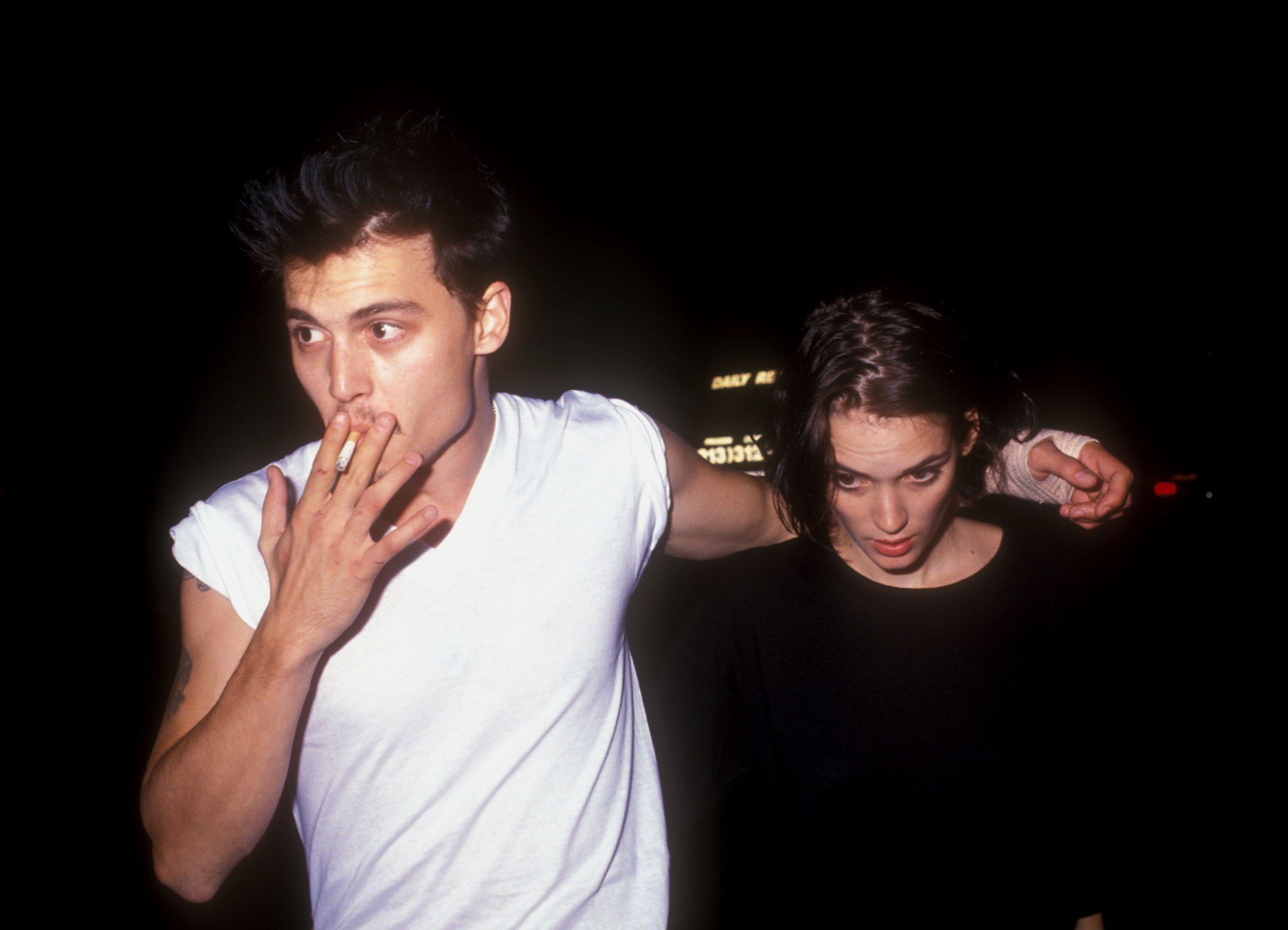 Winona Ryder and Johnny Depp