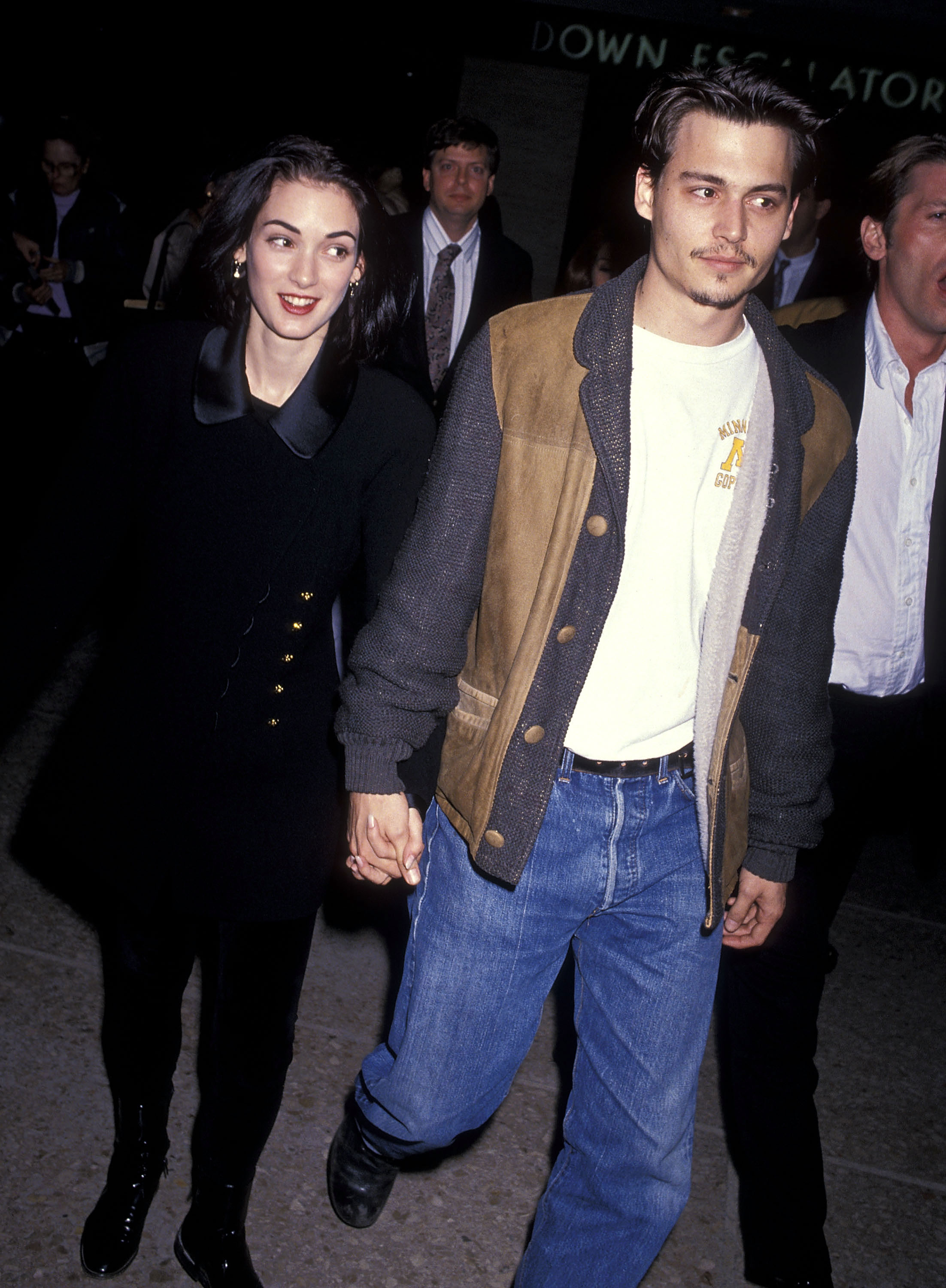 Winona Ryder and Johnny Depp