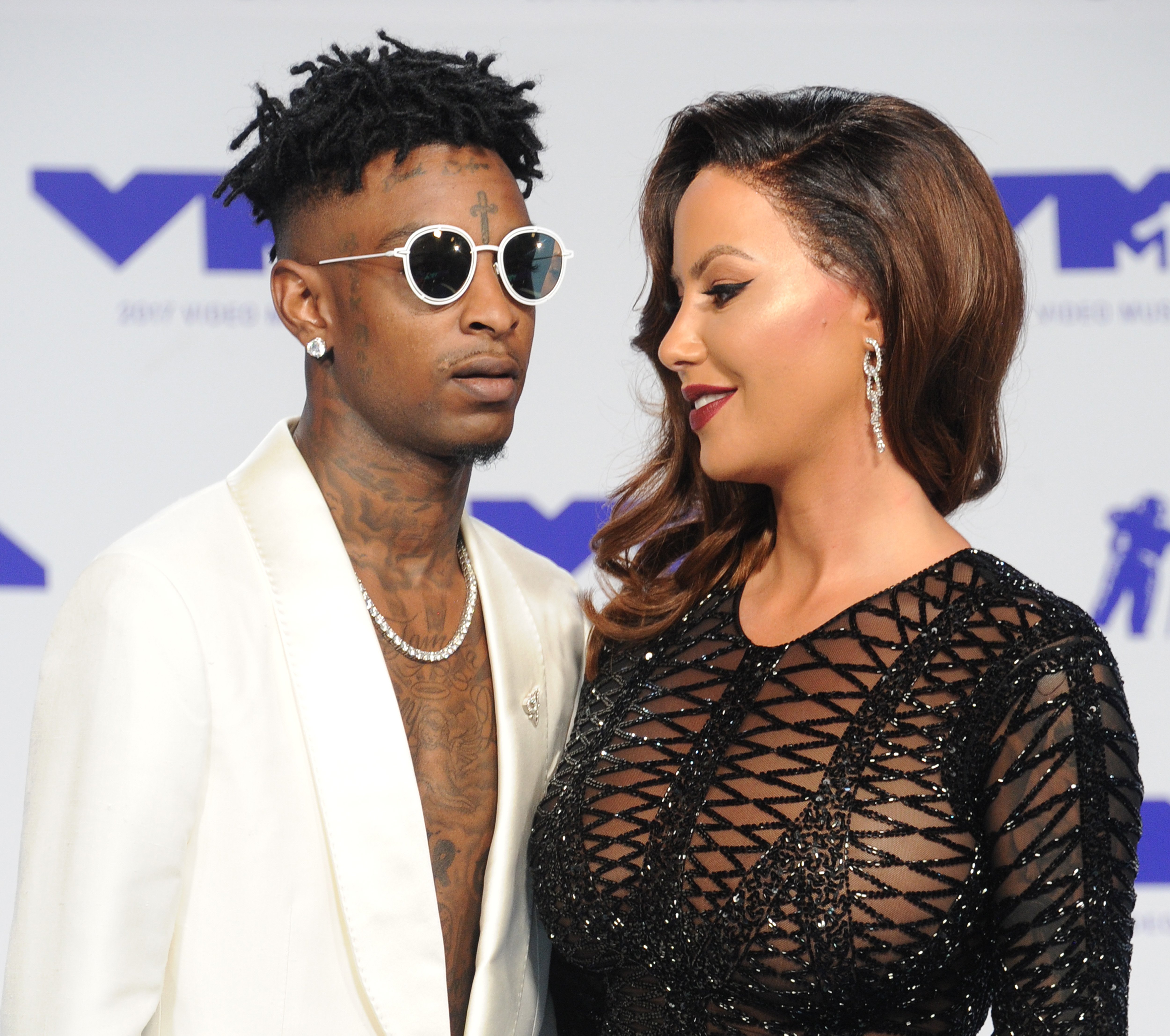 21 Savage and Amber Rose