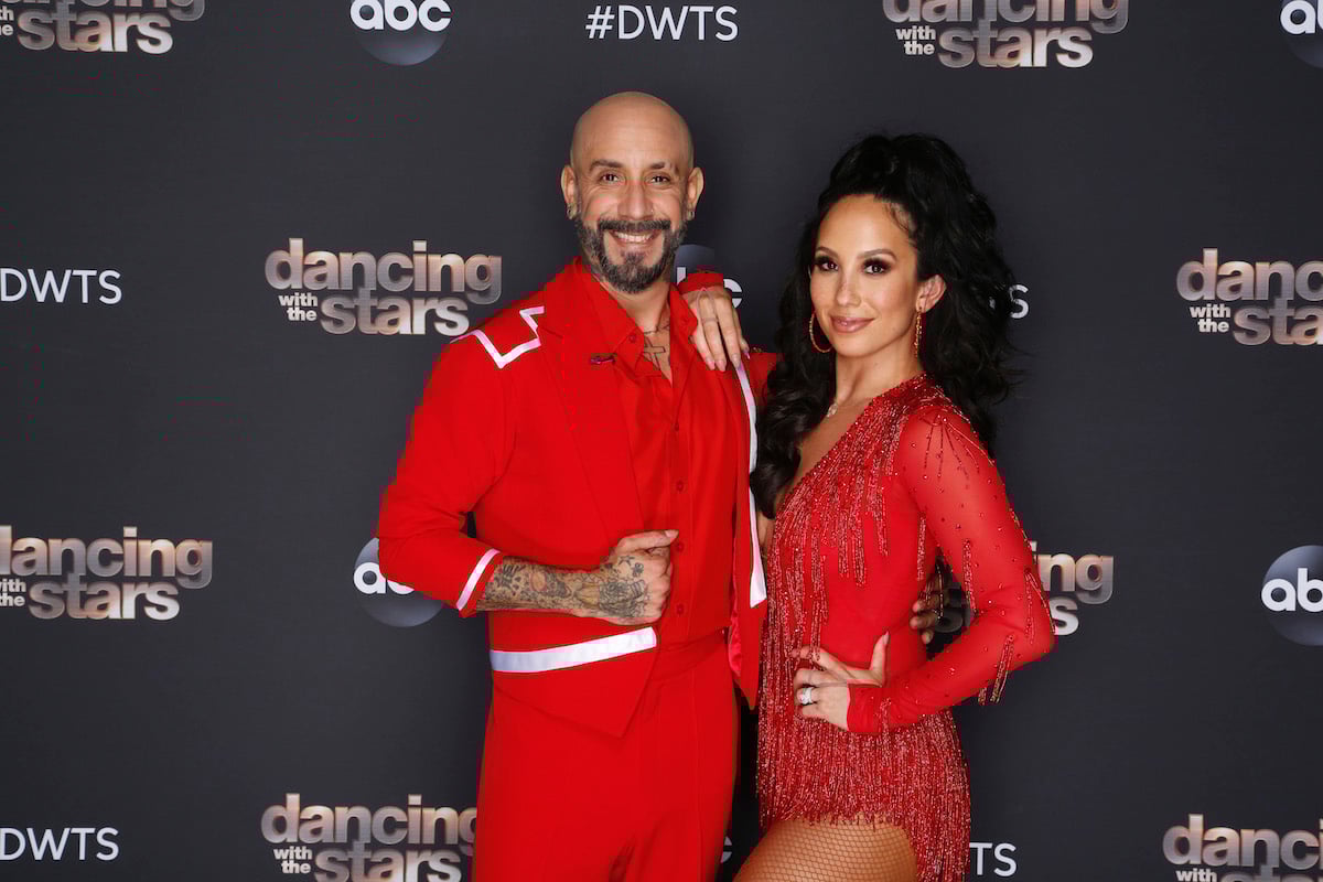 A.J. McLean and Cheryl Burke on 'Dancing with the Stars'
