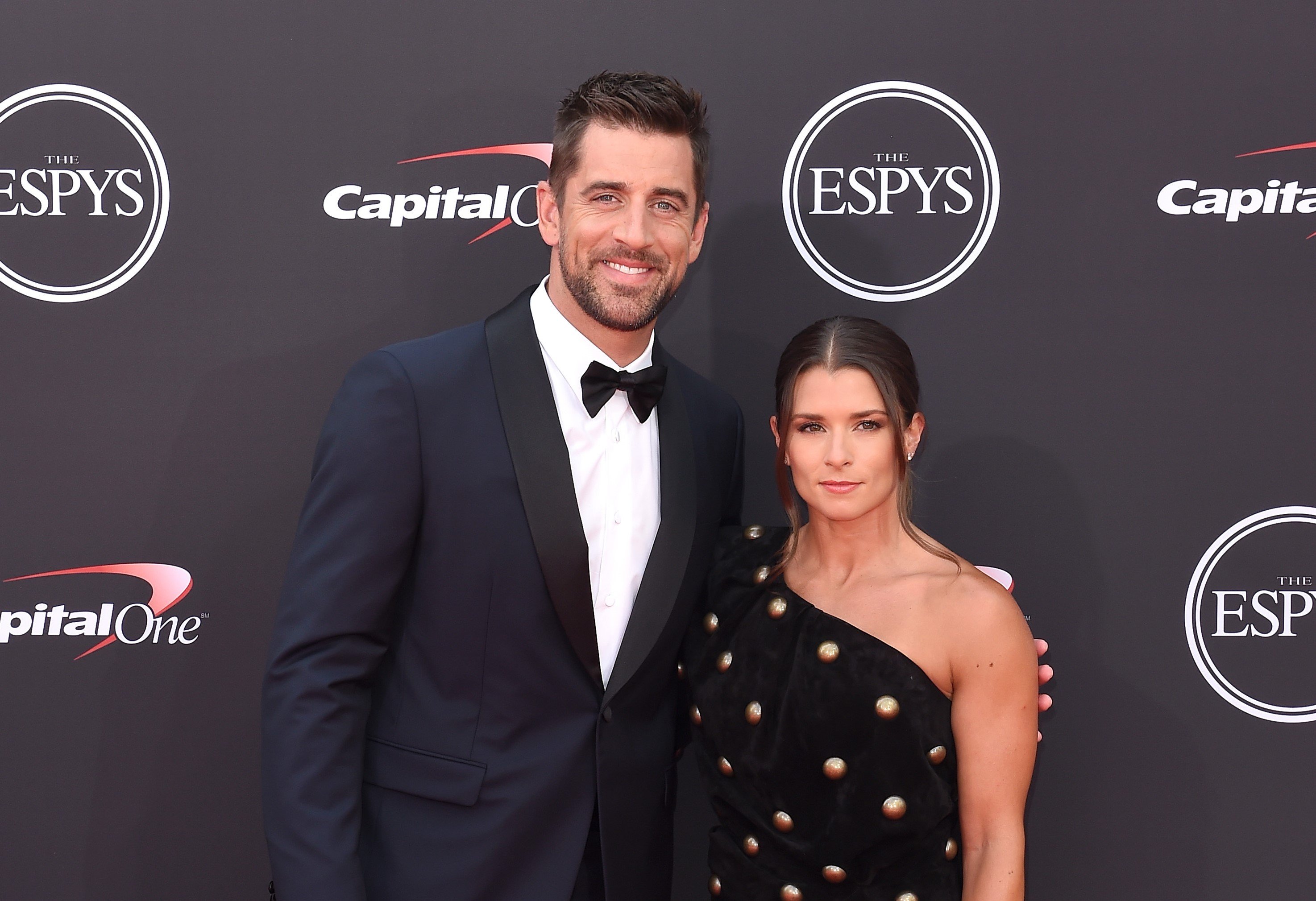 Aaron Rodgers and Danica Patrick