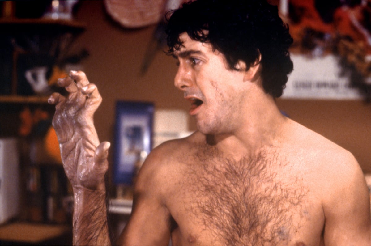 American actor David Naughton on the set of An American Werewolf in London