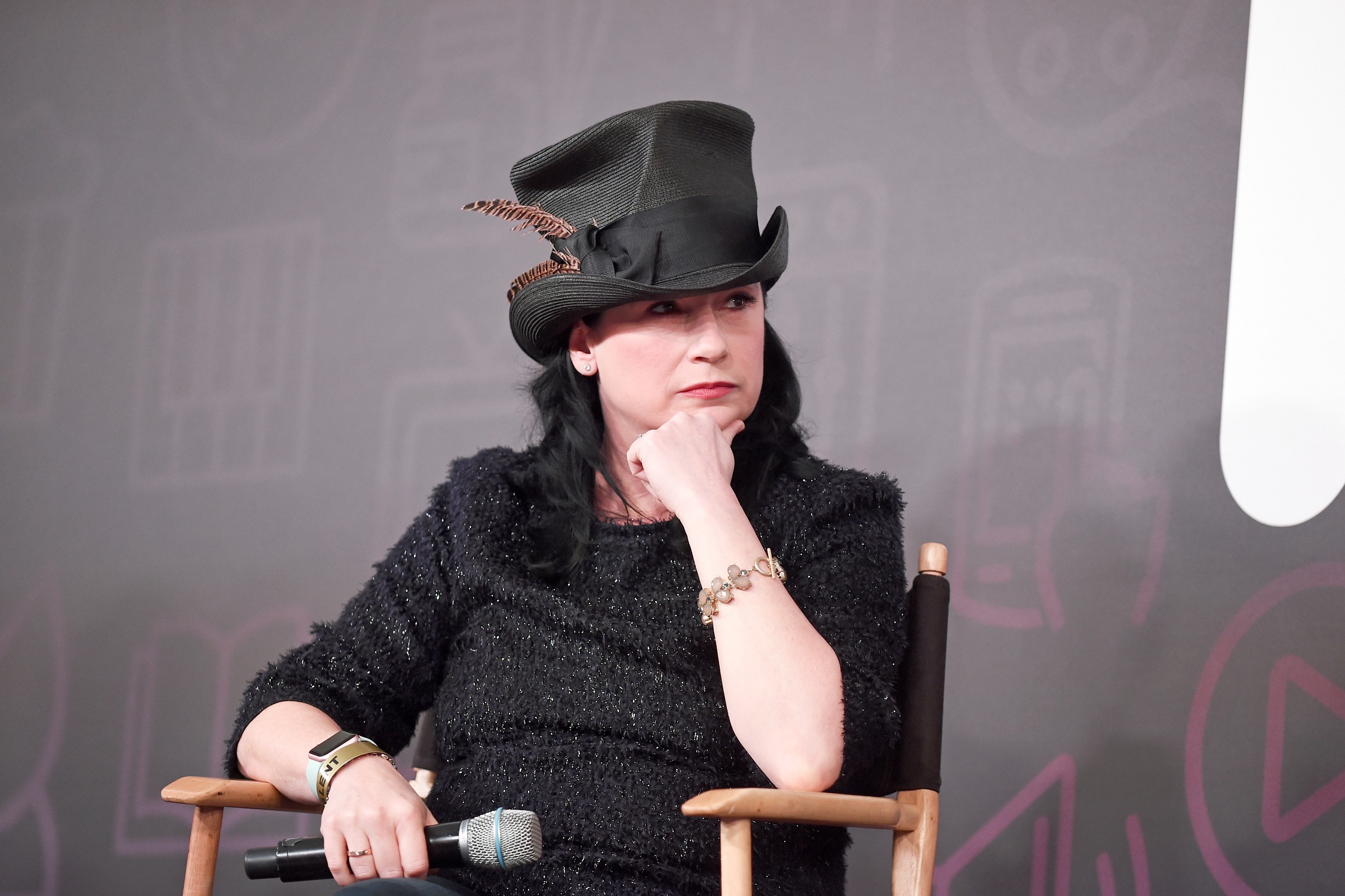 Amy Sherman-Palladino speaks at a panel on October 29, 2016