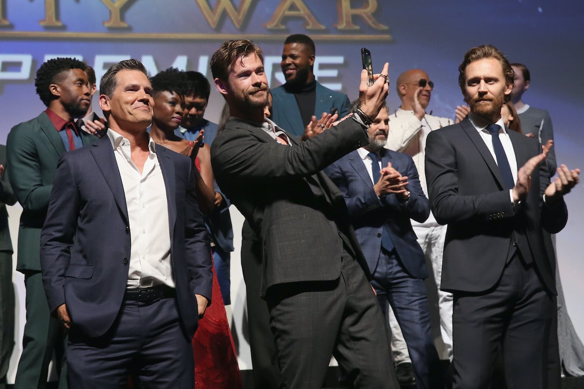 Josh Brolin, Chris Hemsworth, Tom Hiddleston, and other 'Avengers: Infinity War' cast members