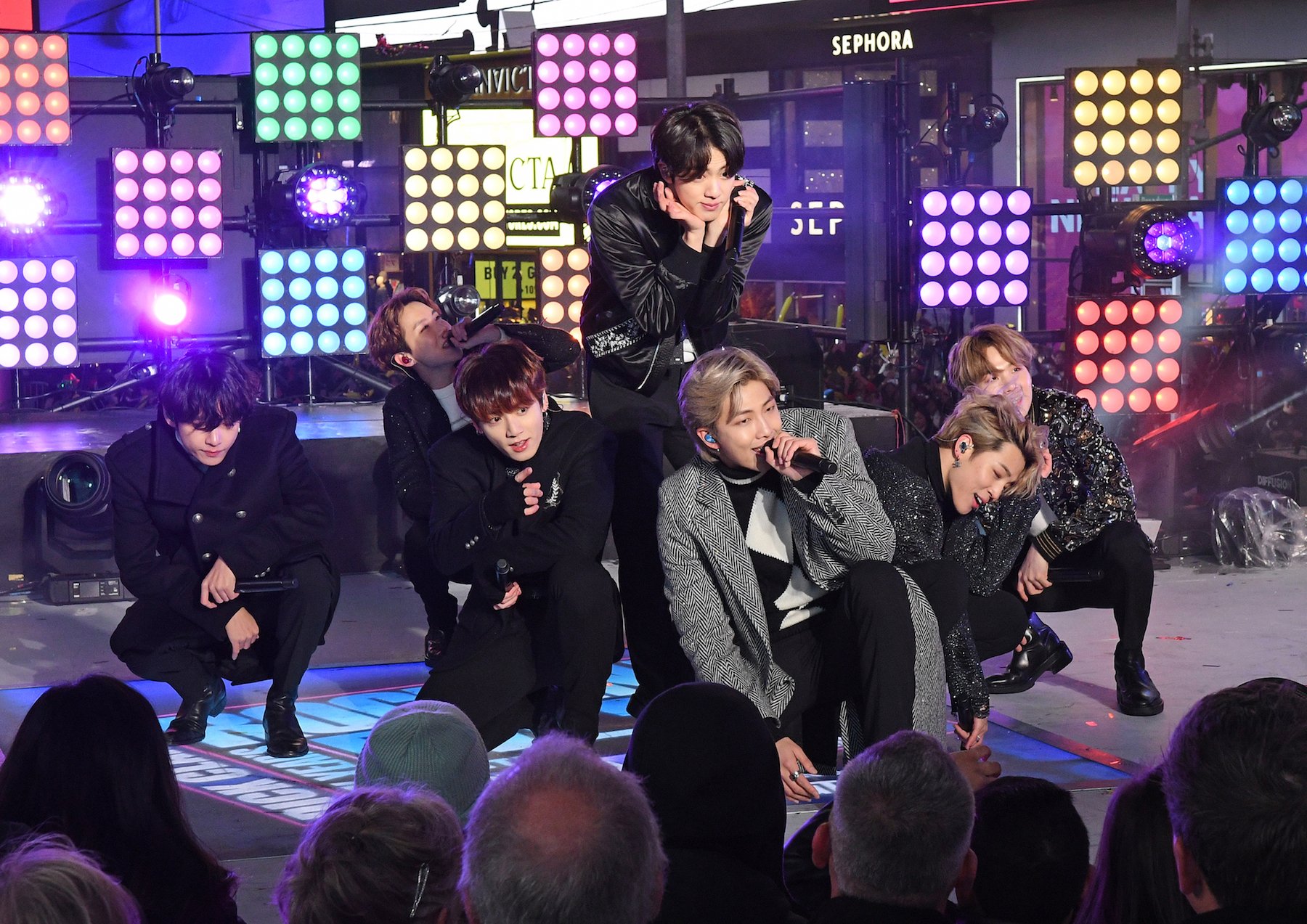 BTS Performs on 'Dick Clark's New Year's Rockin' Eve with Ryan Seacrest 2020' 