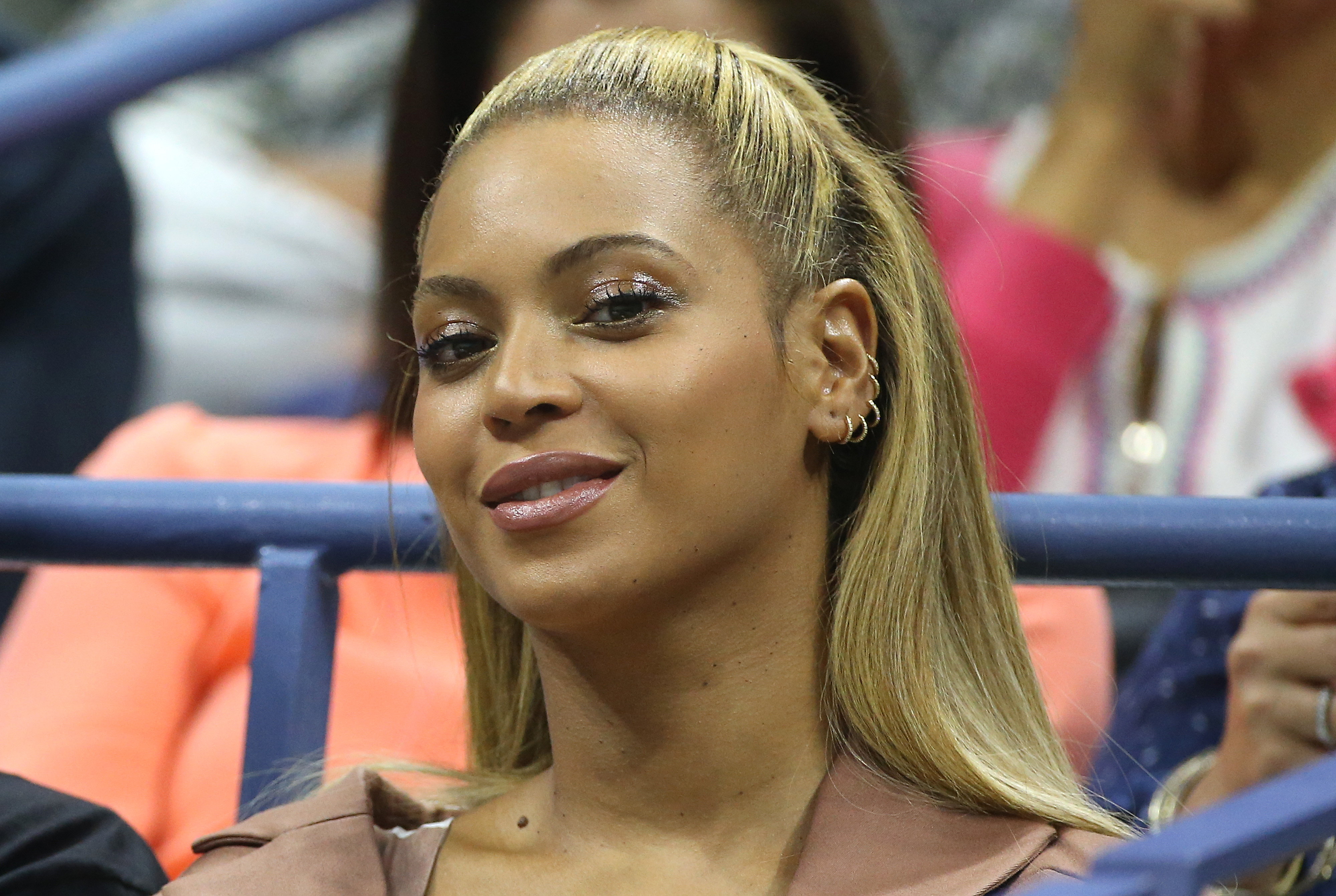 Beyoncé at a sporting event
