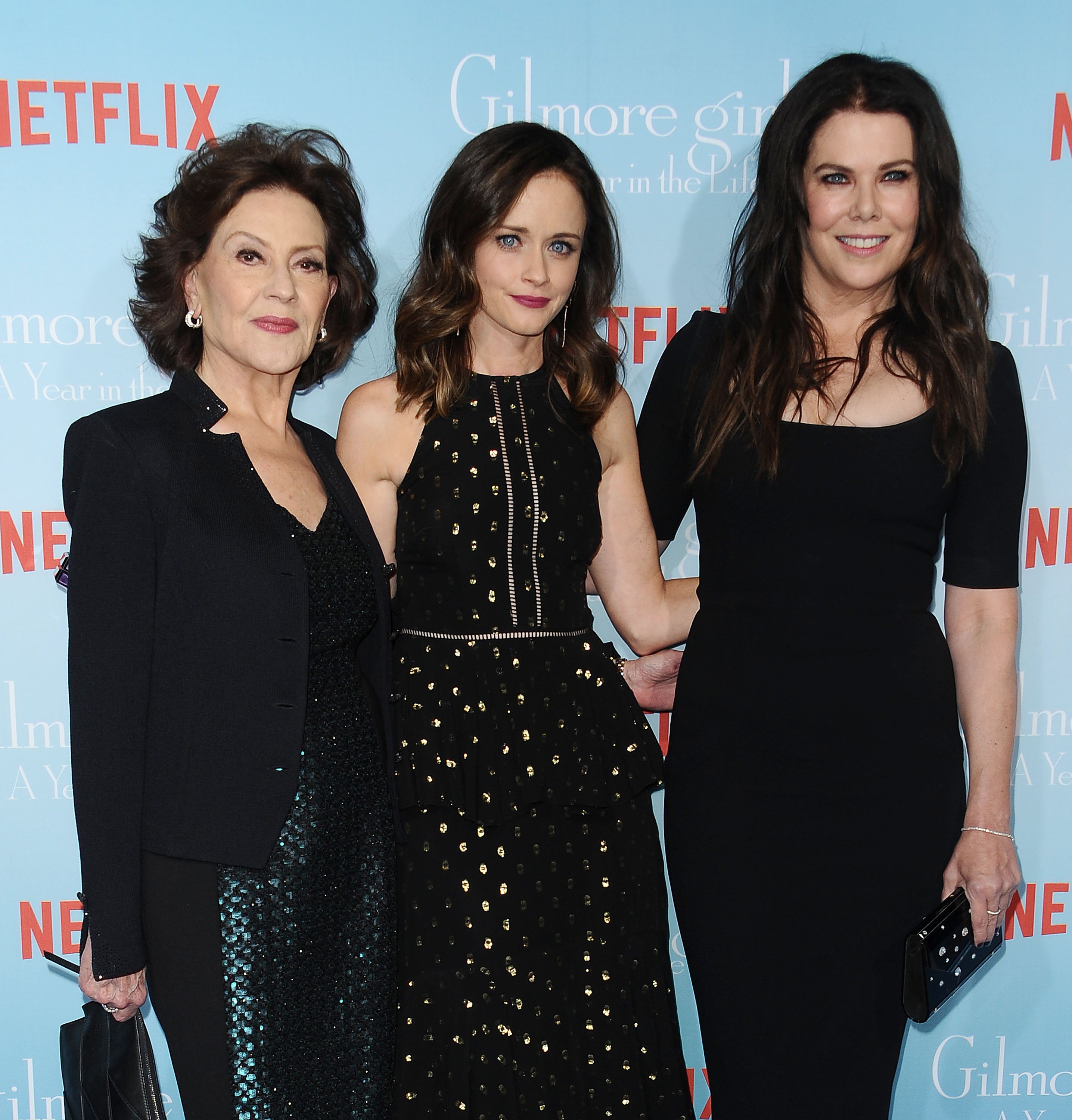 Kelly Bishop, Alexis Bledel and Lauren Graham attend the premiere of 'Gilmore Girls: A Year in the Life'
