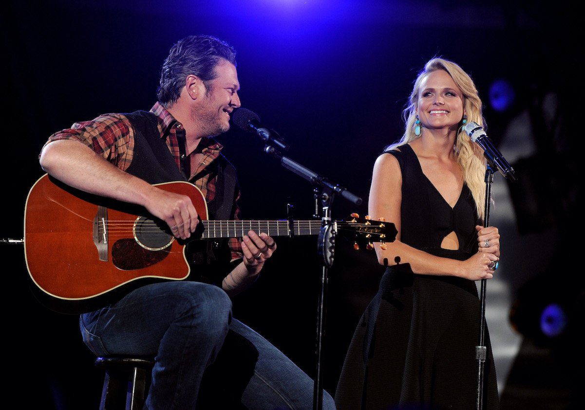 Blake Shelton and Miranda Lambert in 2014