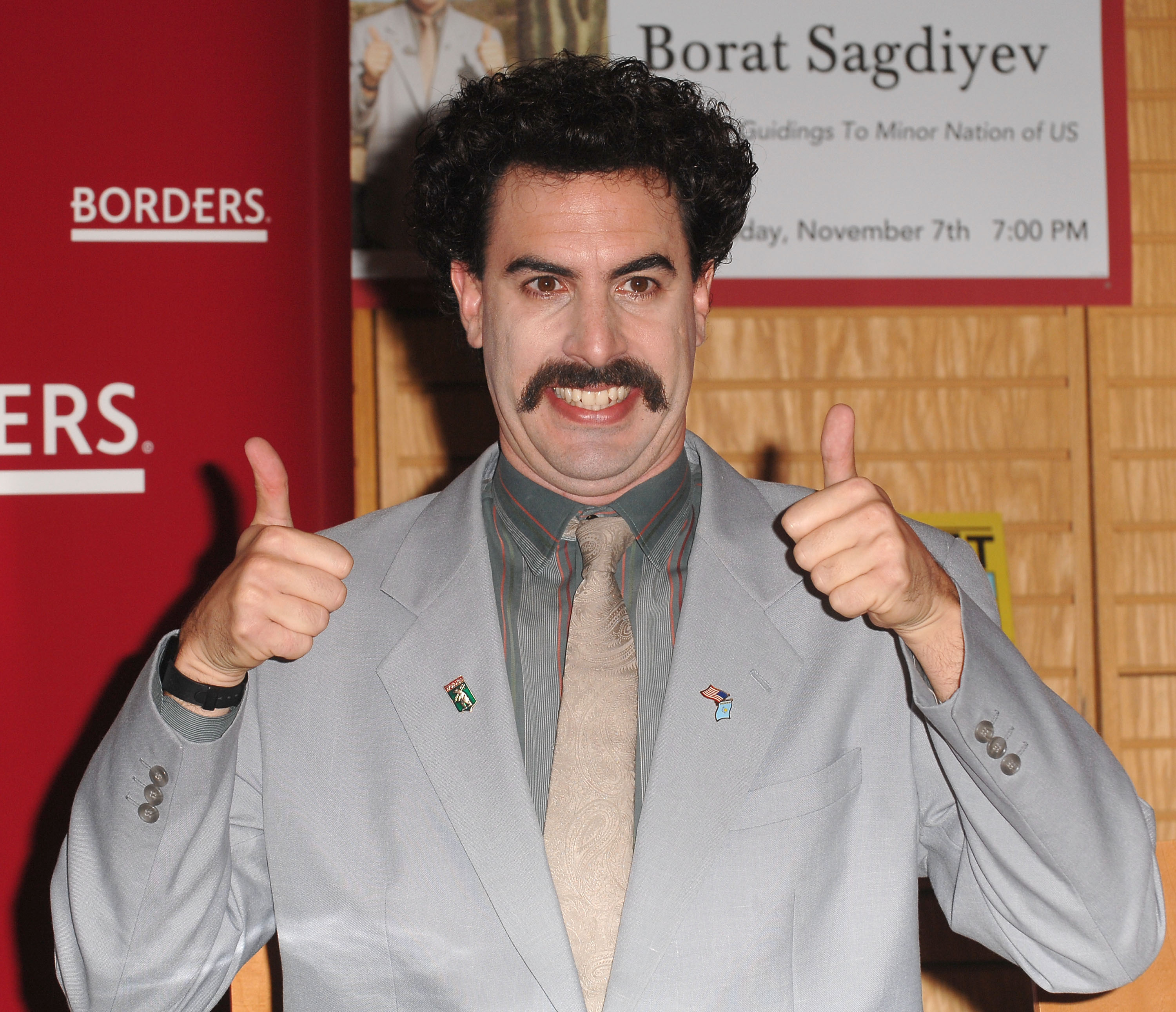 Borat at Borders