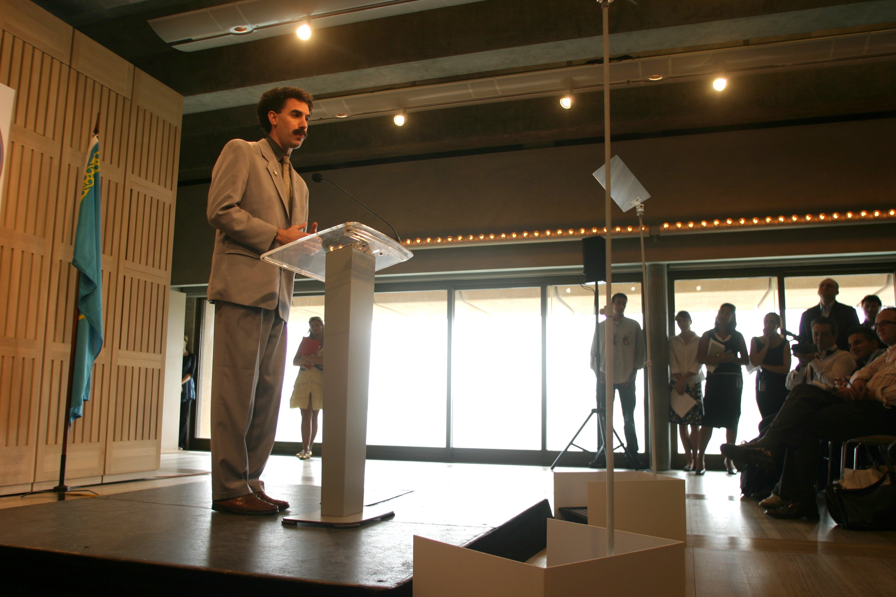 Borat press conference