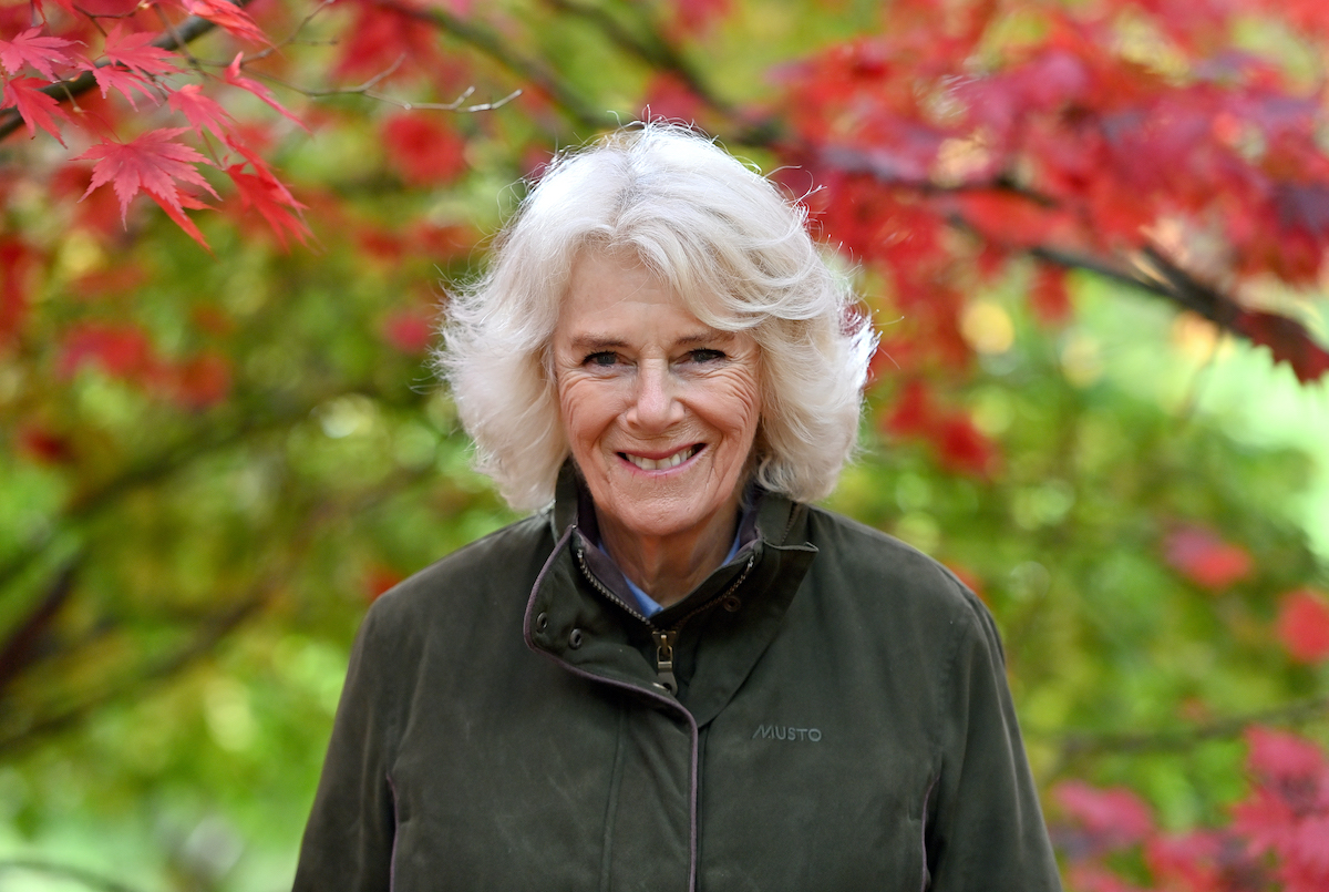 Camilla, Duchess of Cornwall (in her role as Patron of the Friends of Westonbirt Arboretum) visits Westonbirt, The National Arboretum on October 26, 2020 in Tetbury, England. Westonbirt, The National Arboretum is a botanical garden of trees established in the 1850's and attracts over 550,000 visitors a year