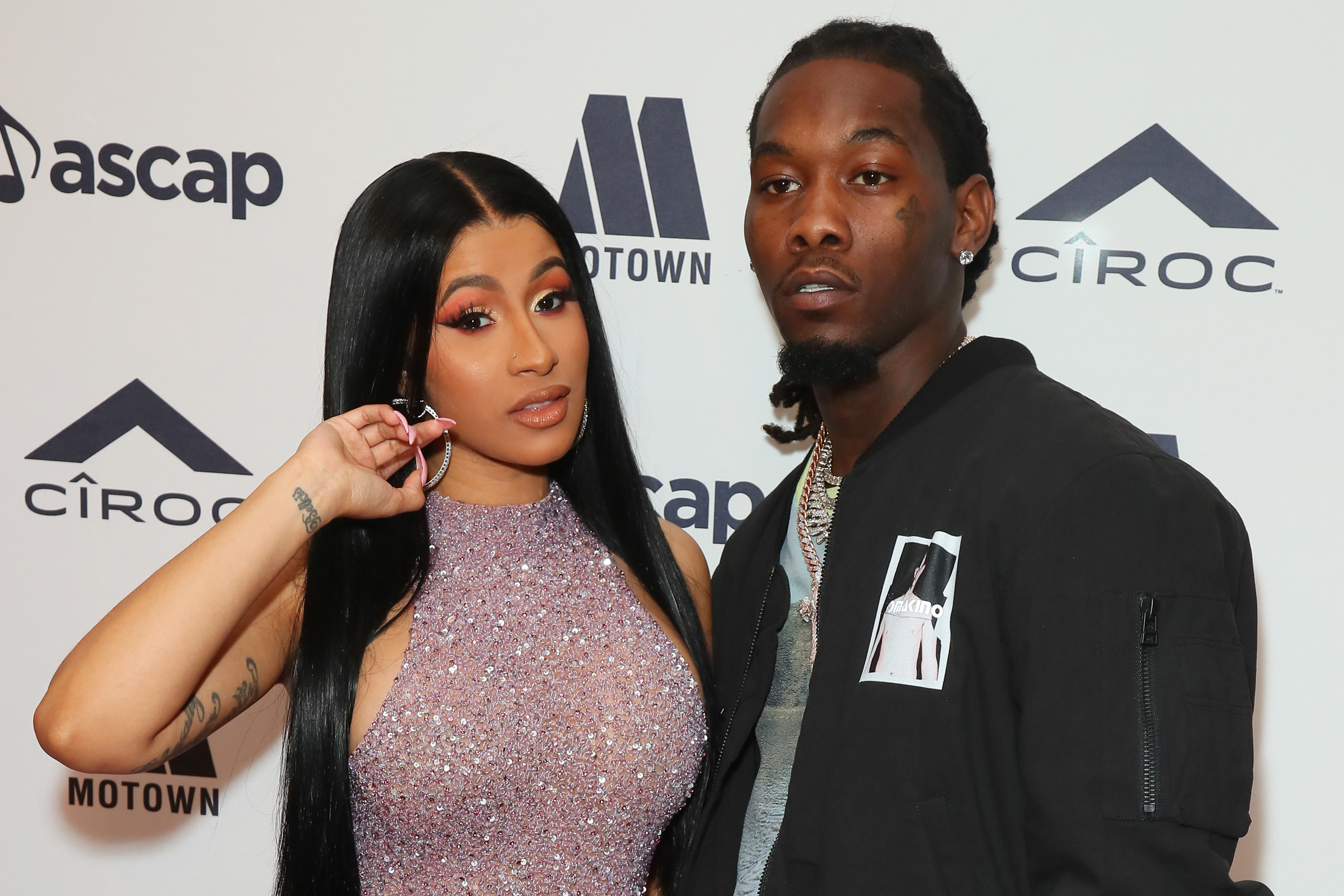 Cardi B and Offset on the red carpet