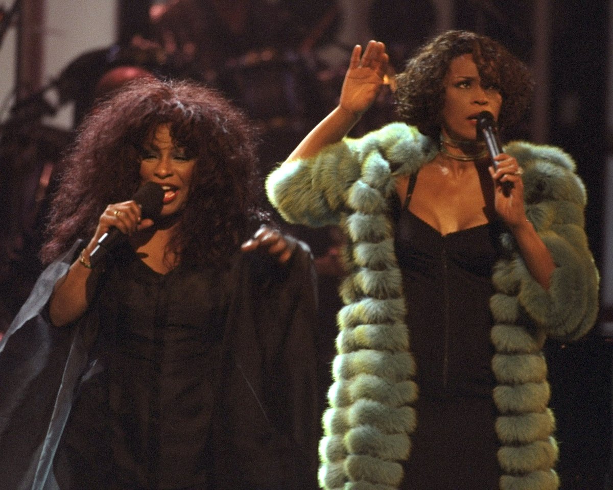 Chaka Khan and Whitney Houston