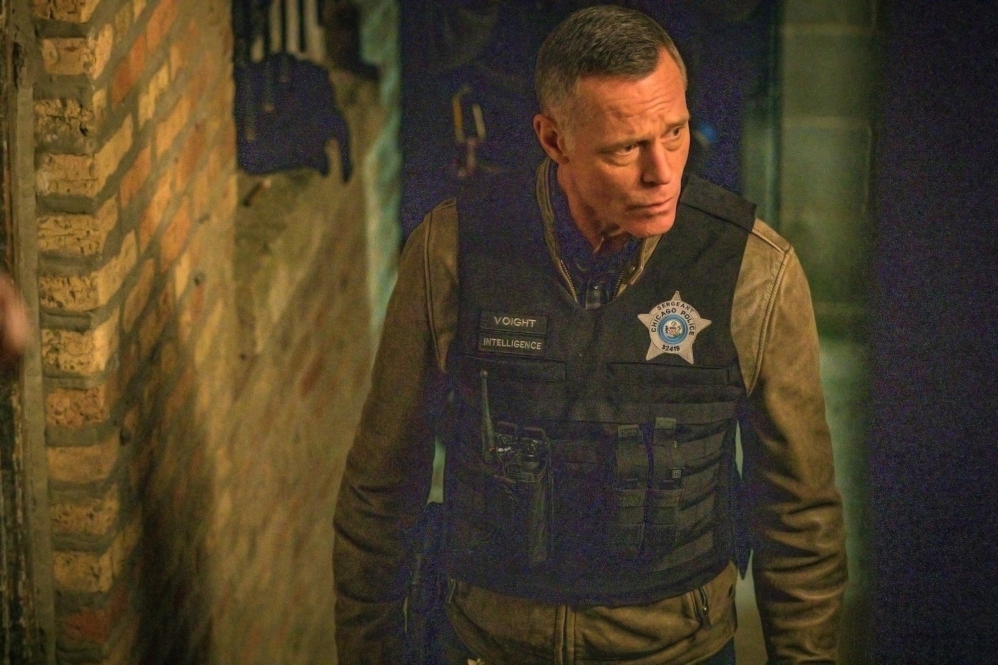 Jason Beghe as Sgt. Hank Voight looking to the right