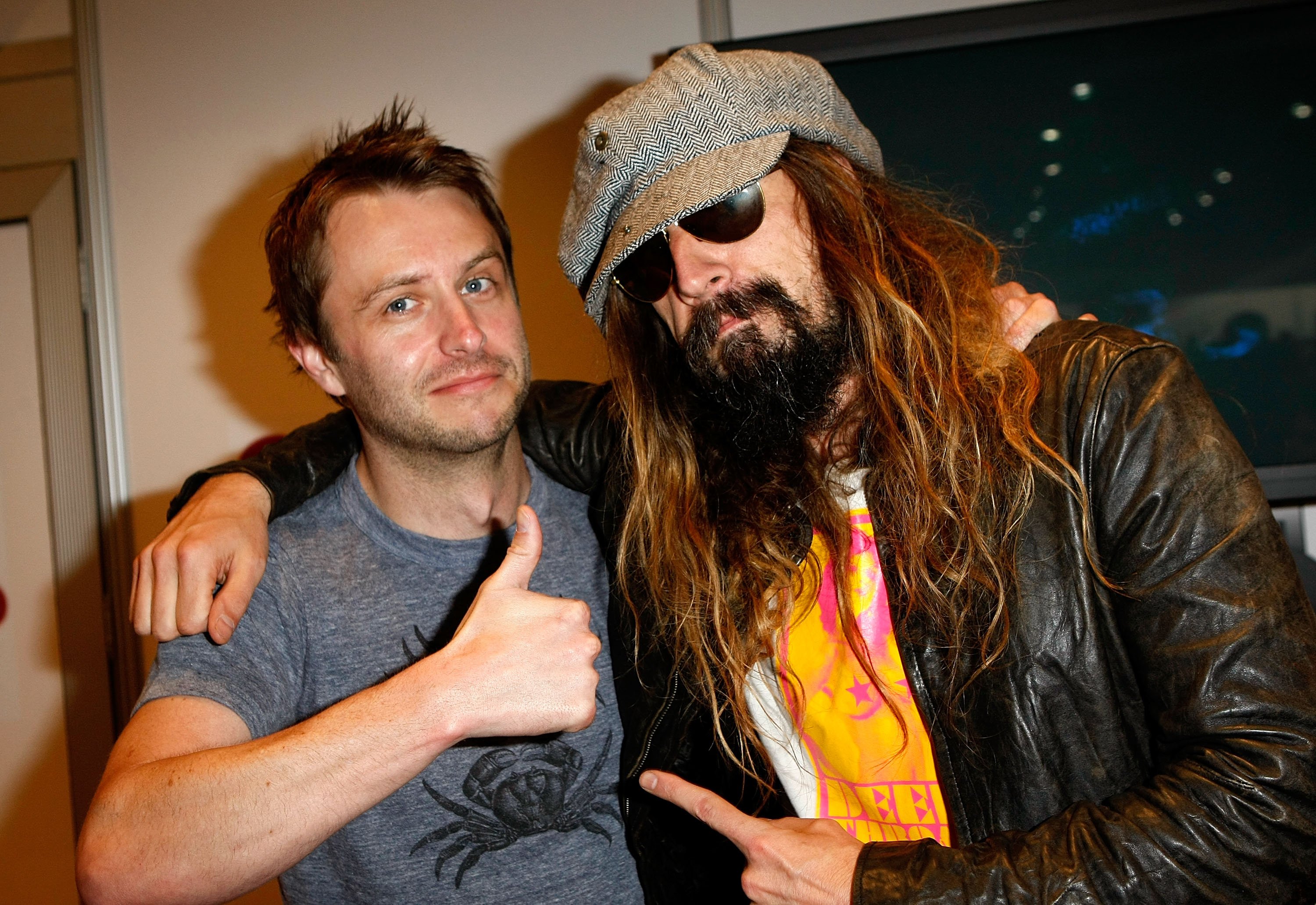 Chris Hardwick and Rob Zombie