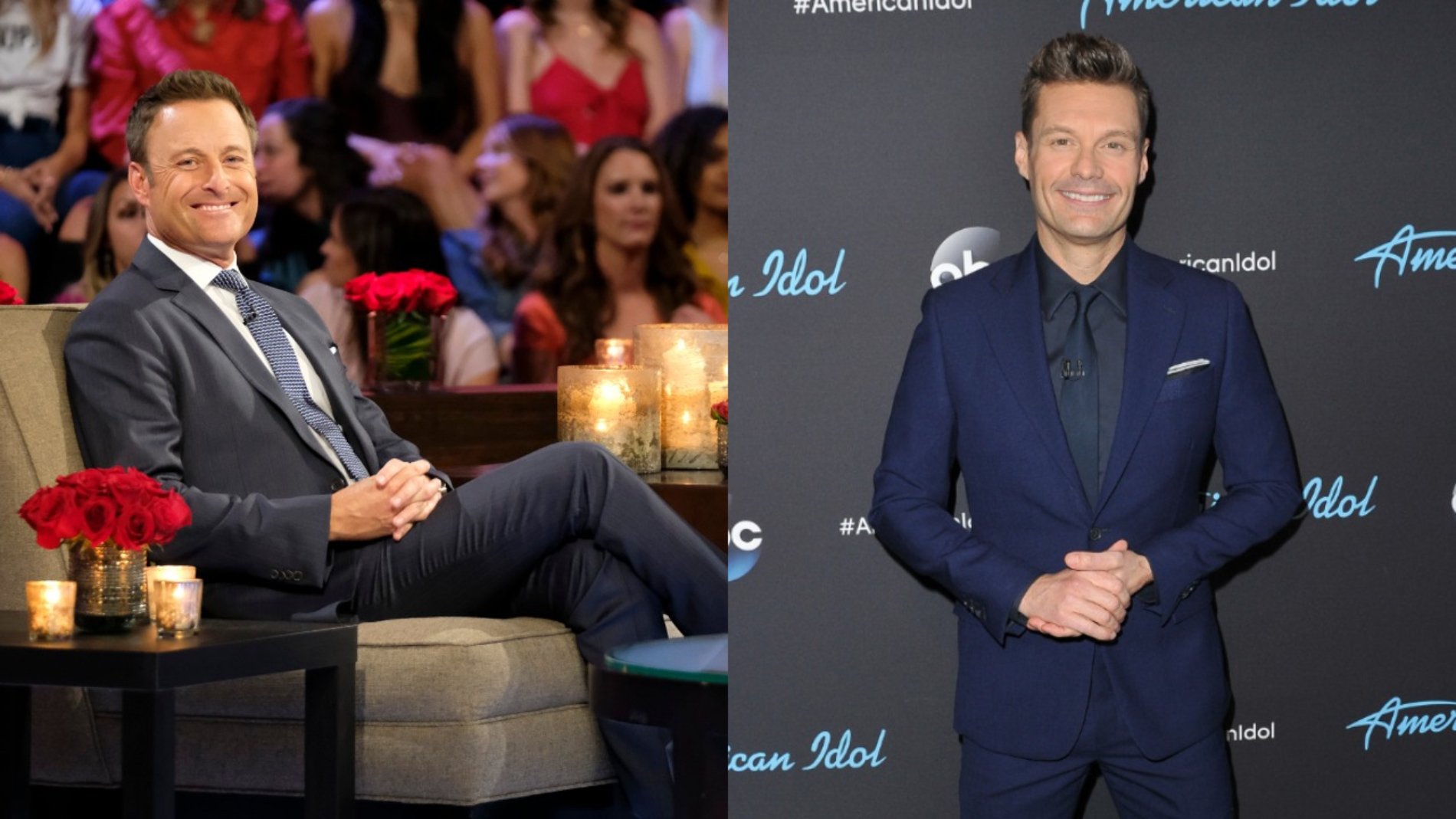 Chris Harrison from 'The Bachelor' and Ryan Seacrest from 'American Idol'