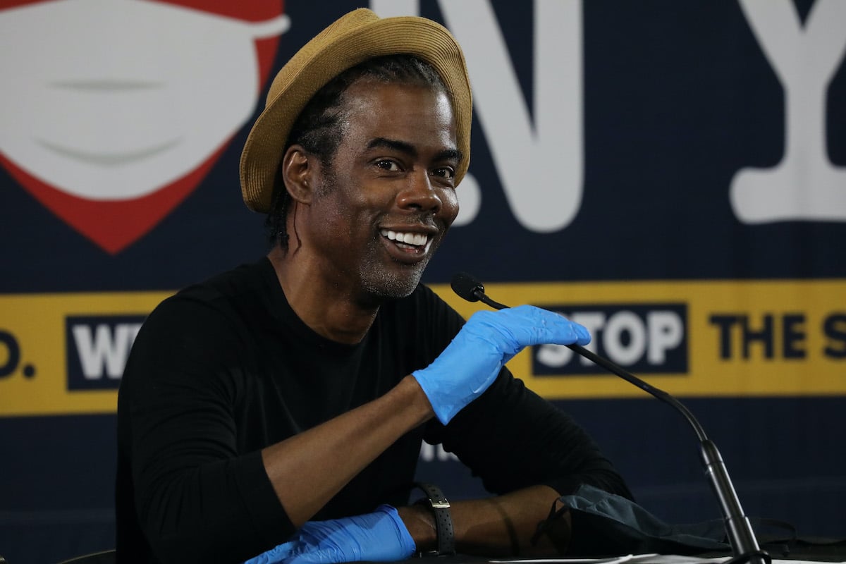 Chris Rock at a press conference