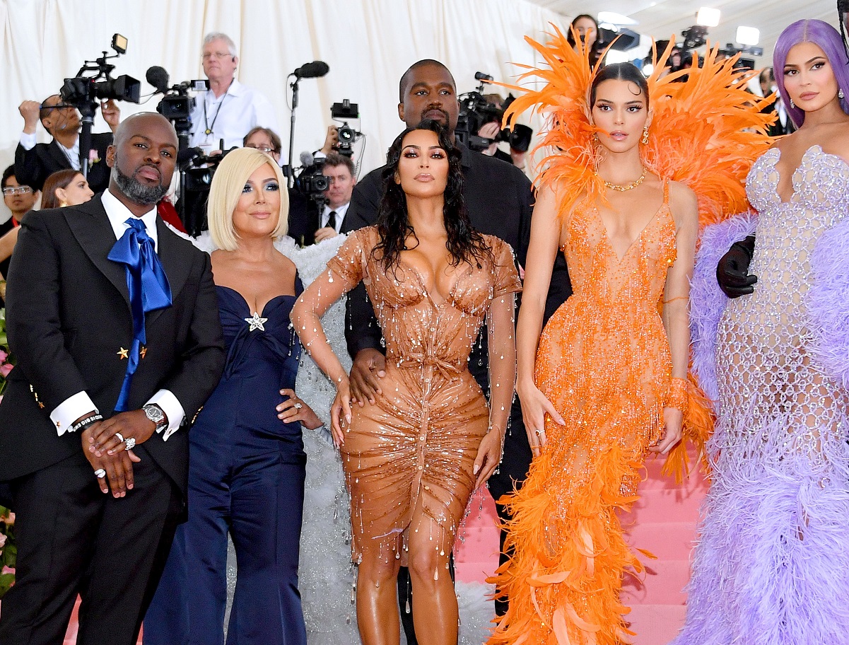 Corey Gamble, Kris Jenner, Kanye West, Kim Kardashian West, Kendall Jenner, Kylie Jenner