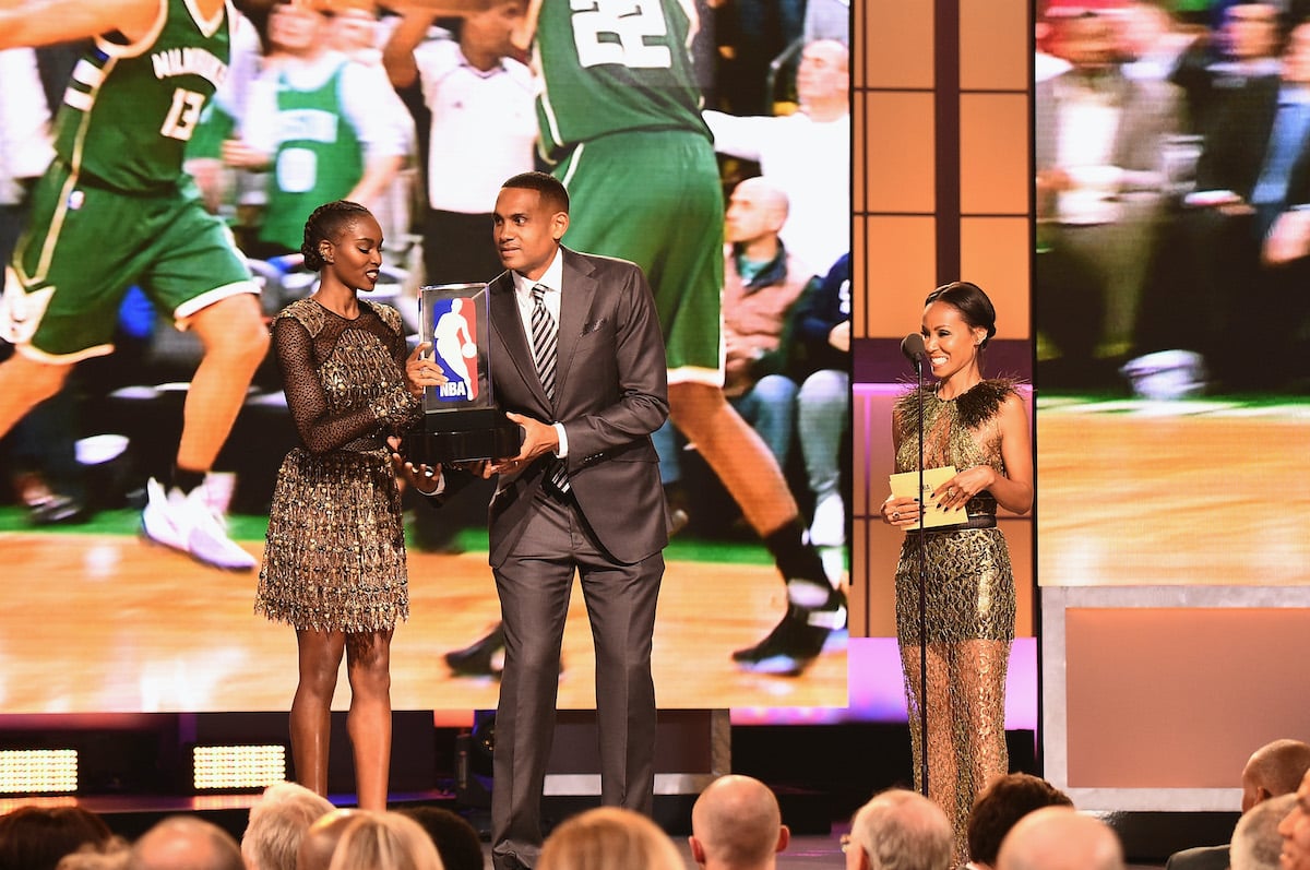 Damaris Lewis, Grant Hill and Jada Pinkett Smith