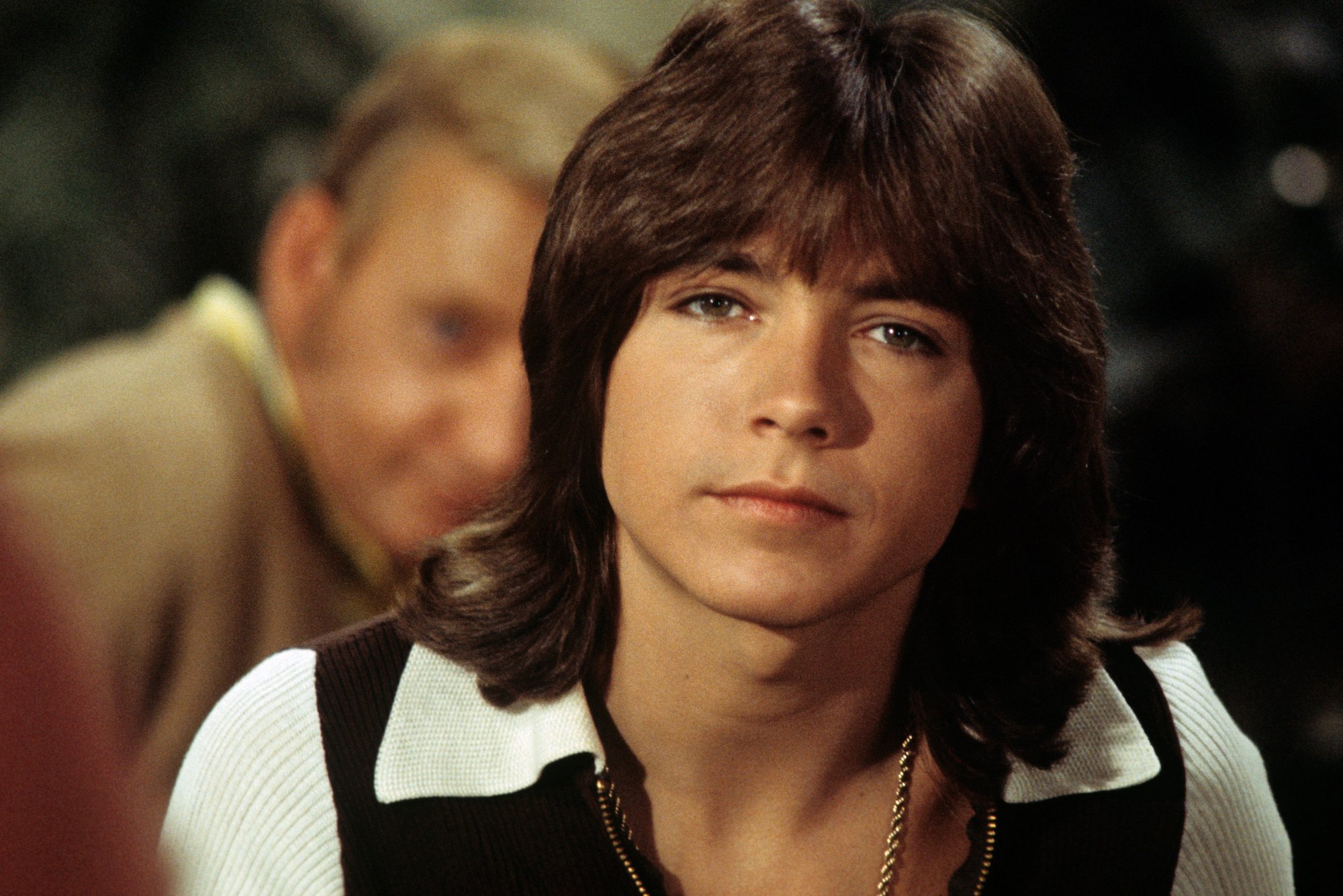 David Cassidy slightly smiling, in a photo from 1971