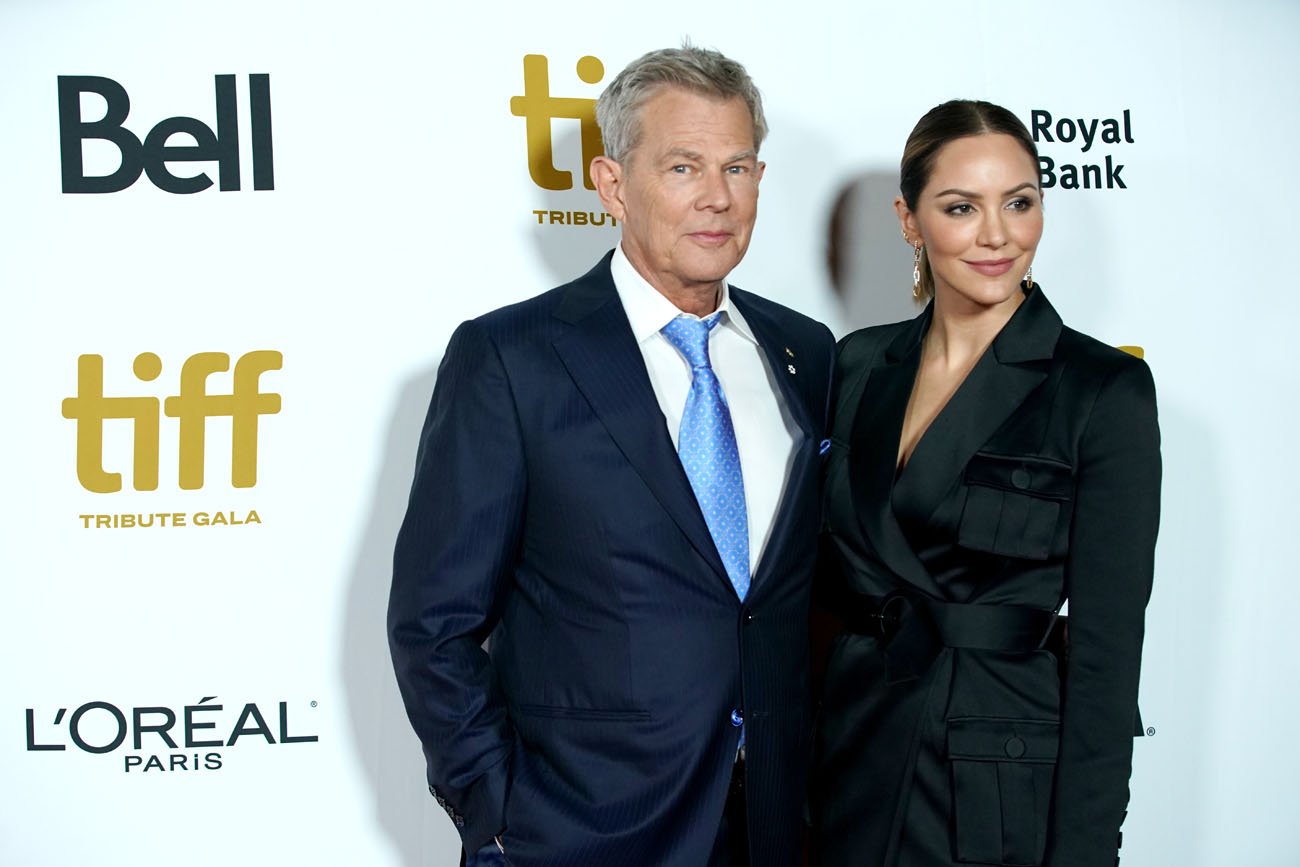 David Foster and with David Foster spouse Katharine McPhee