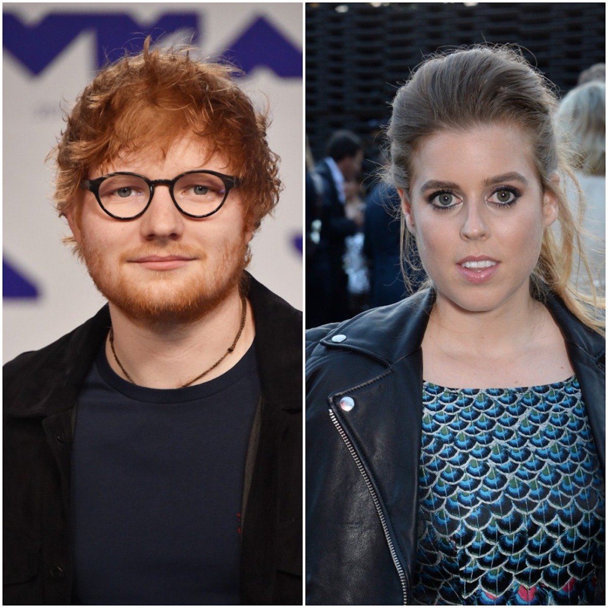 Ed Sheeran attends the 2017 MTV Video Music Awards and : Princess Beatrice of York attends the annual summer party in partnership with Chane