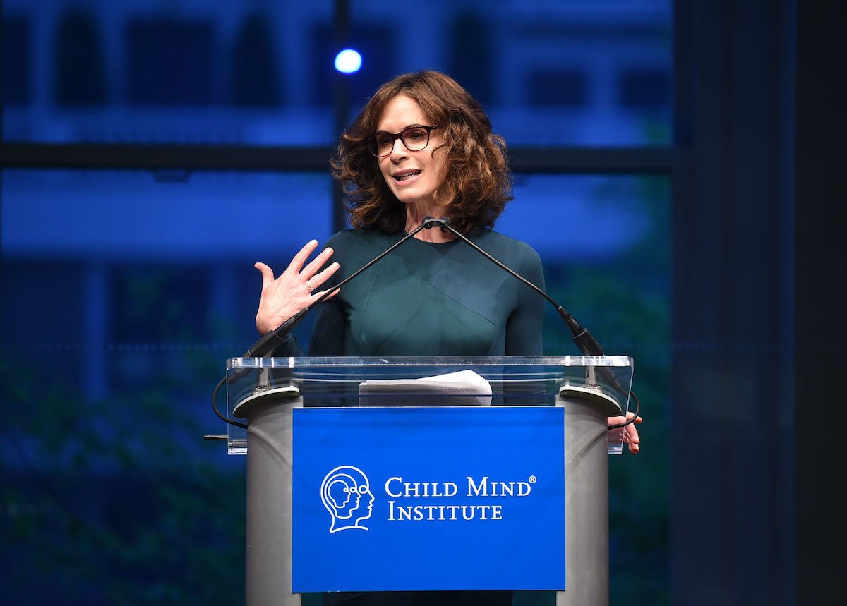 Elizabeth Vargas speaks on stage during the Child Mind Institute's 2019 Change Maker Awards