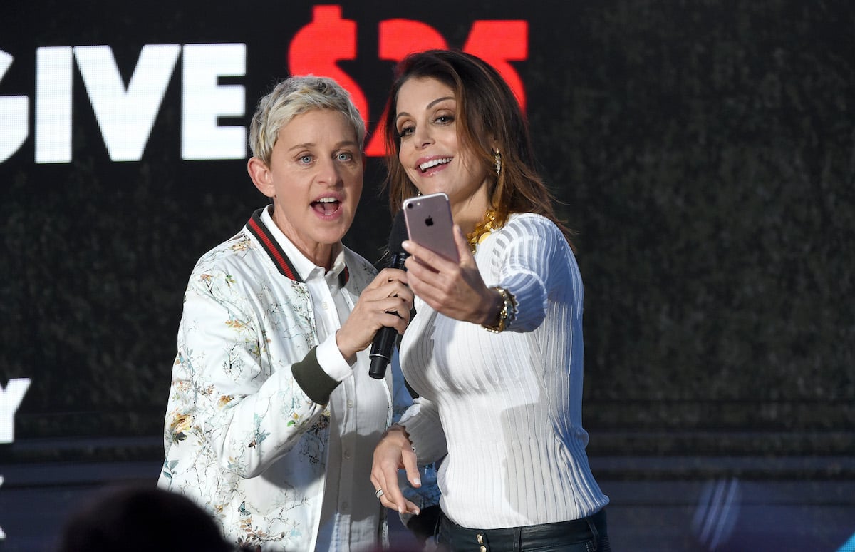 Ellen DeGeneres and Bethenny Frankel 