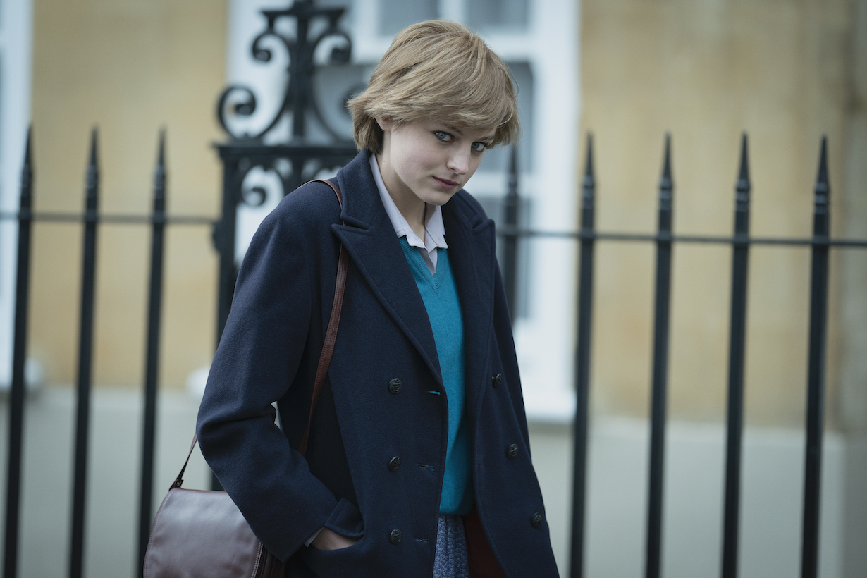 Emma Corrin as Princess Diana in 'The Crown' Season 4