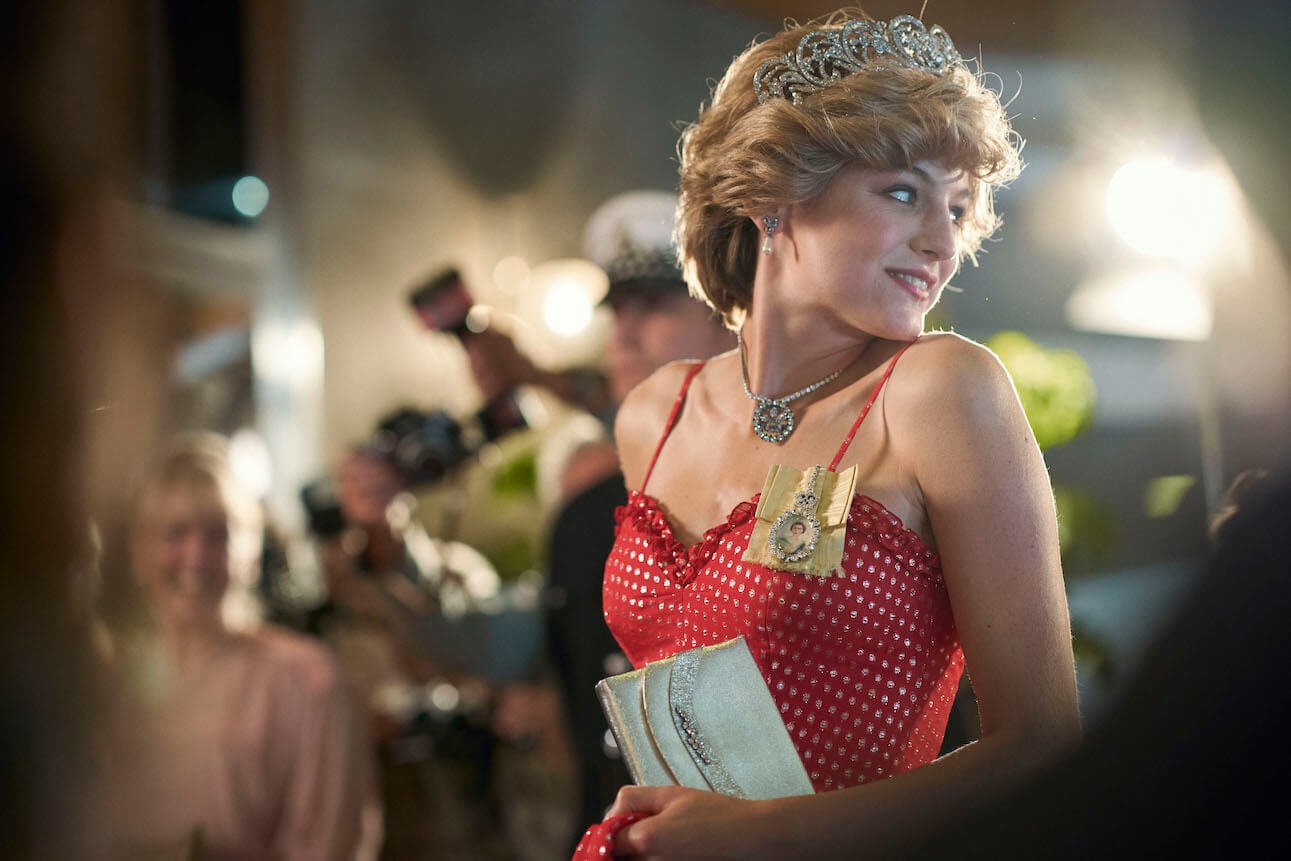 Emma Corrin as Princess Diana on 'The Crown' Season 4