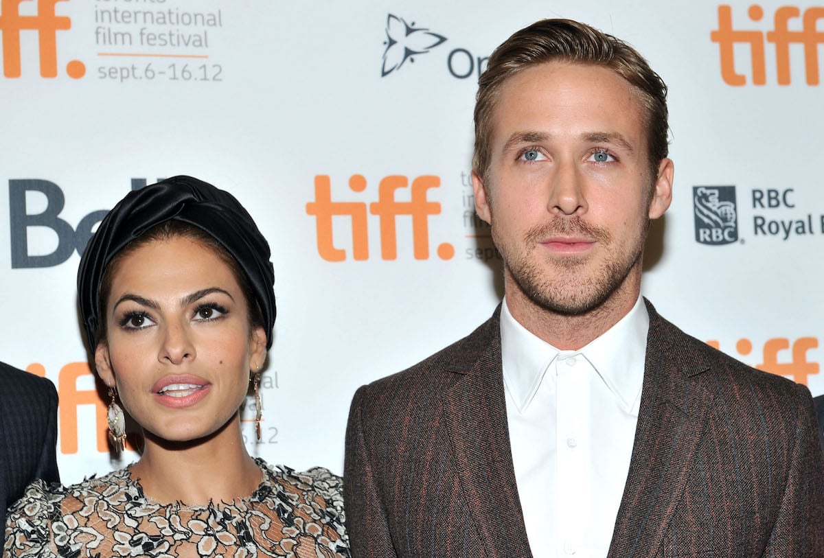 Eva Mendes and Ryan Gosling at 'The Place Beyond The Pines' premiere
